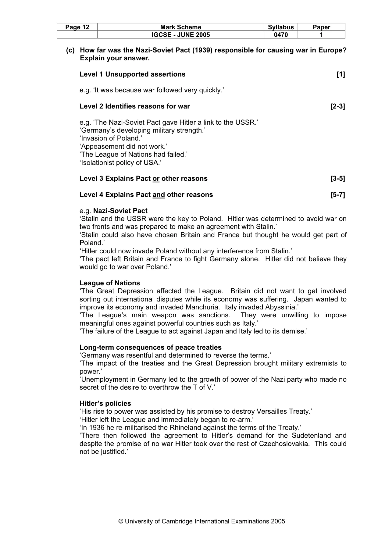 Mark scheme, page 15 of 47