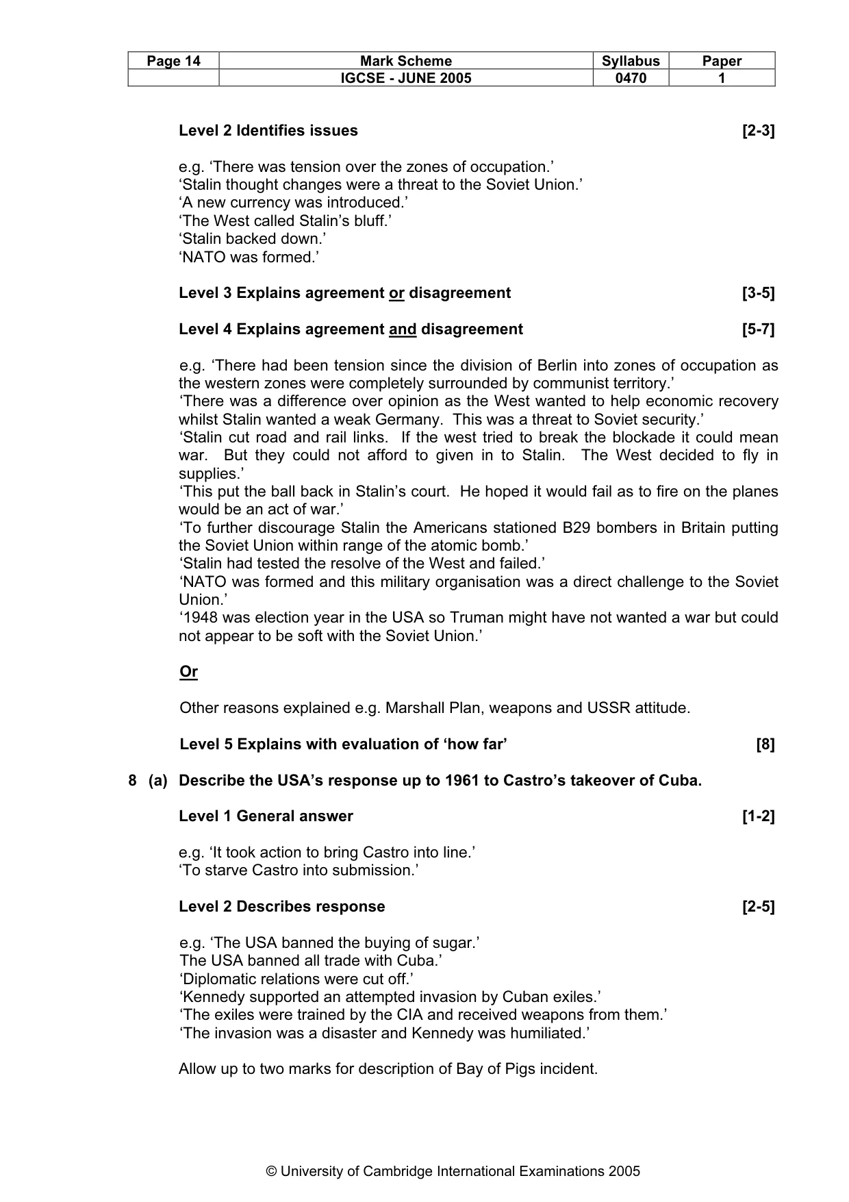 Mark scheme, page 17 of 47