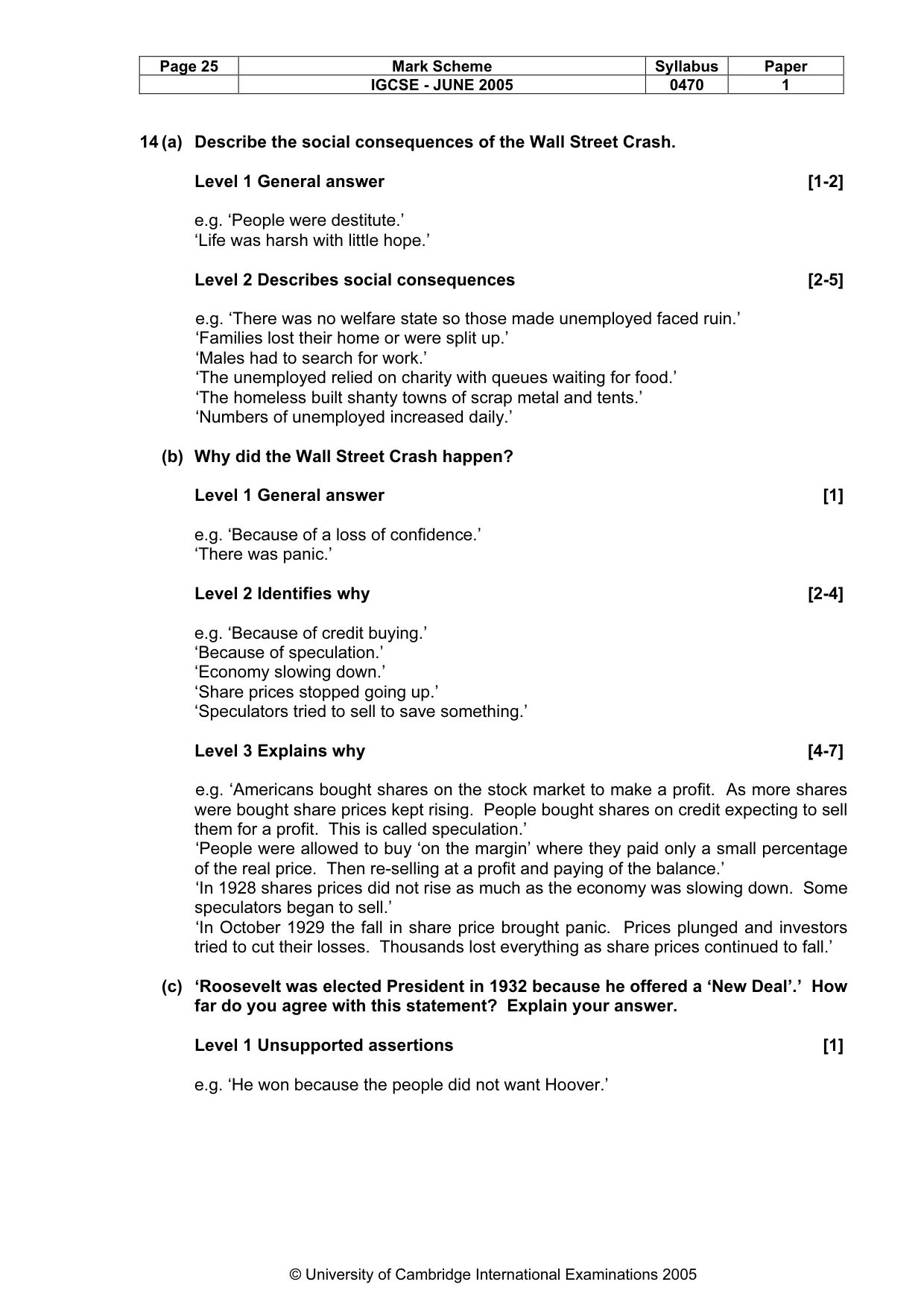 Mark scheme, page 28 of 47