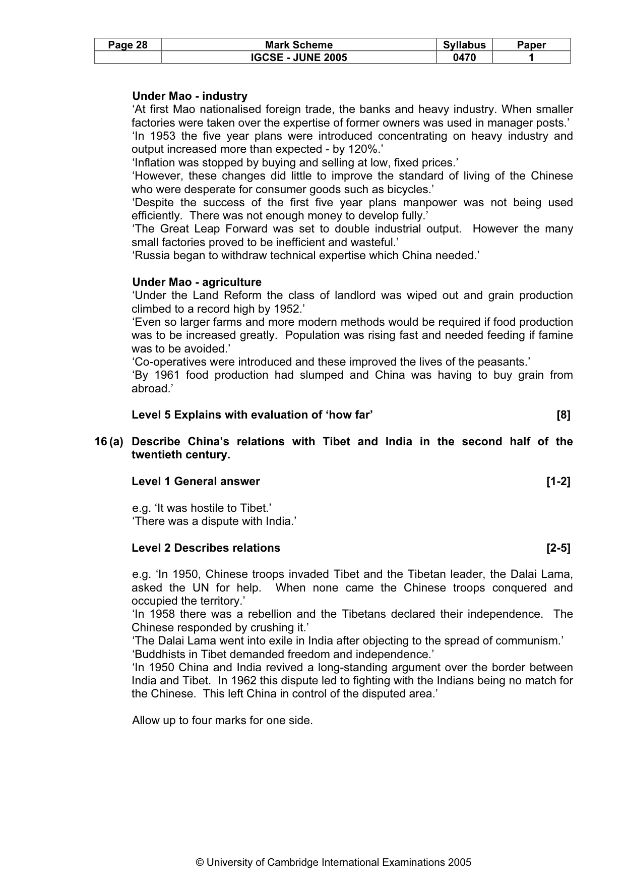 Mark scheme, page 31 of 47