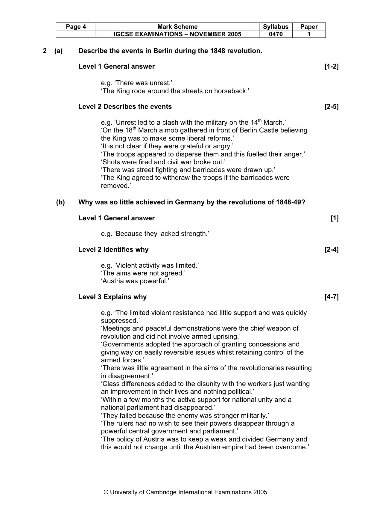 Mark scheme, page 5 of 53