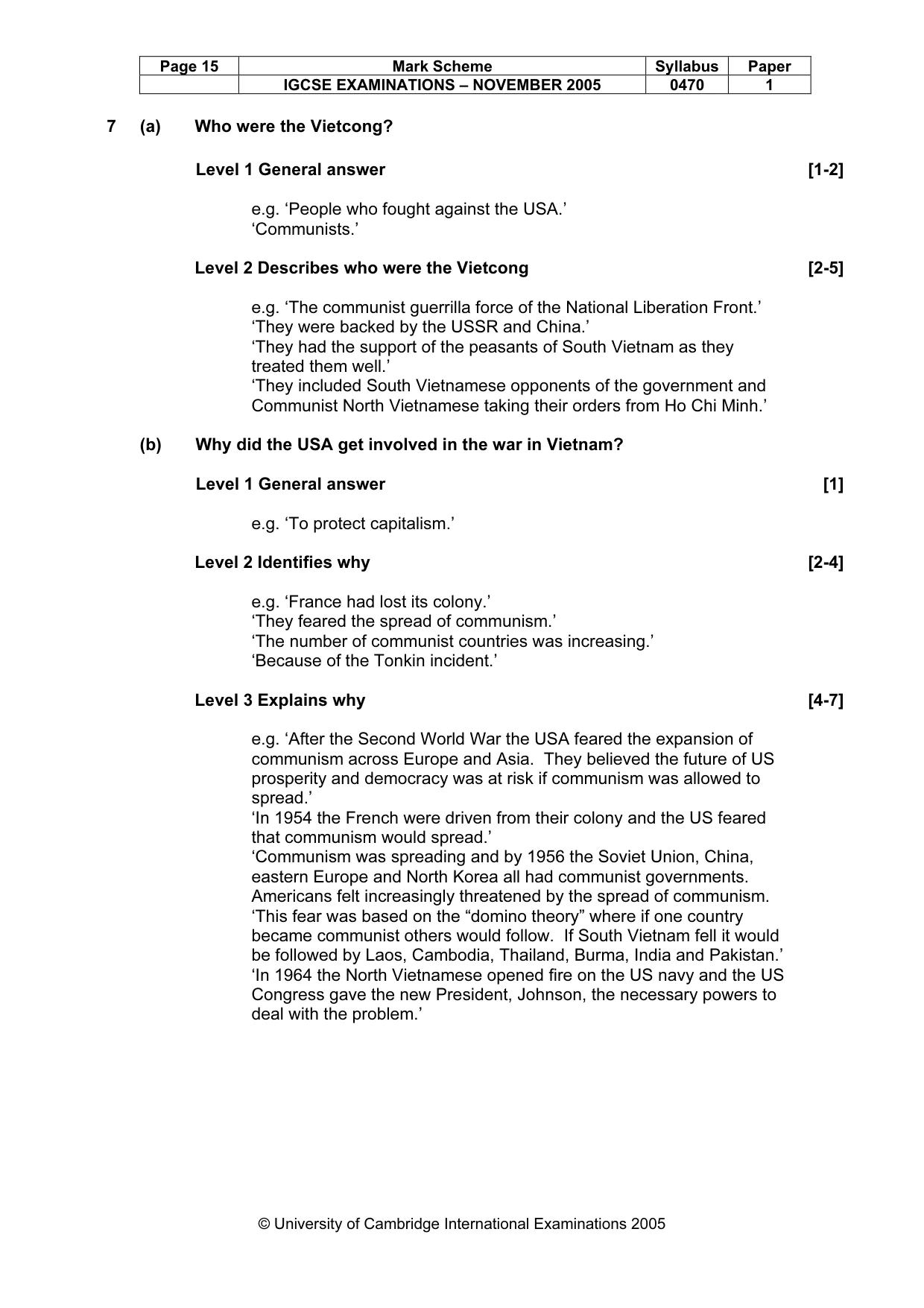 Mark scheme, page 16 of 53