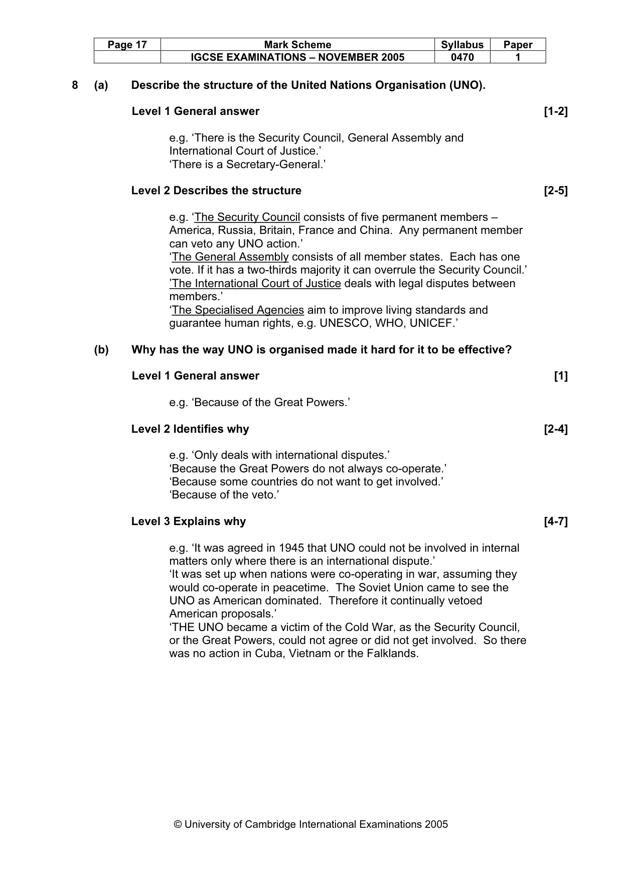 Mark scheme, page 18 of 53