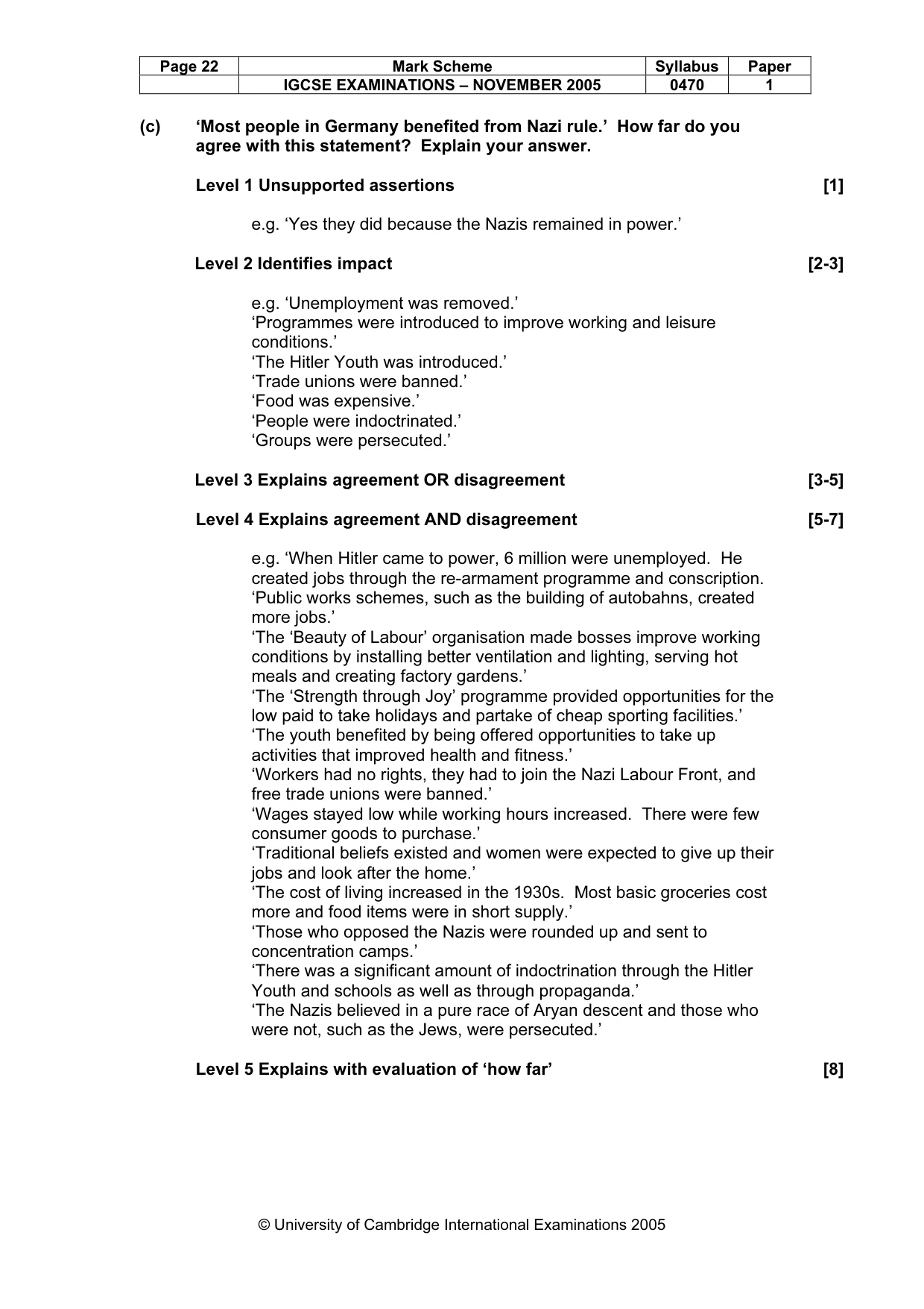 Mark scheme, page 23 of 53