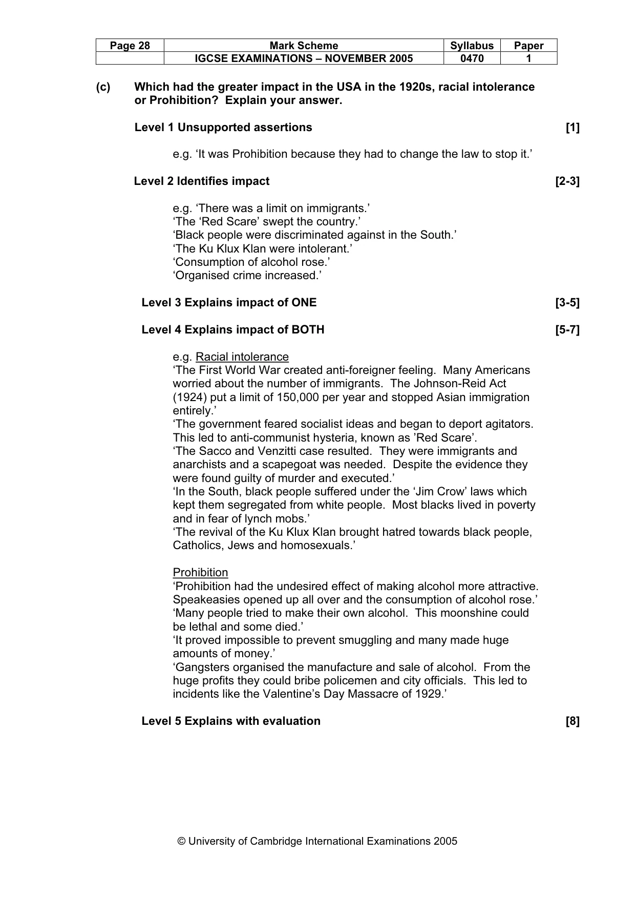Mark scheme, page 29 of 53