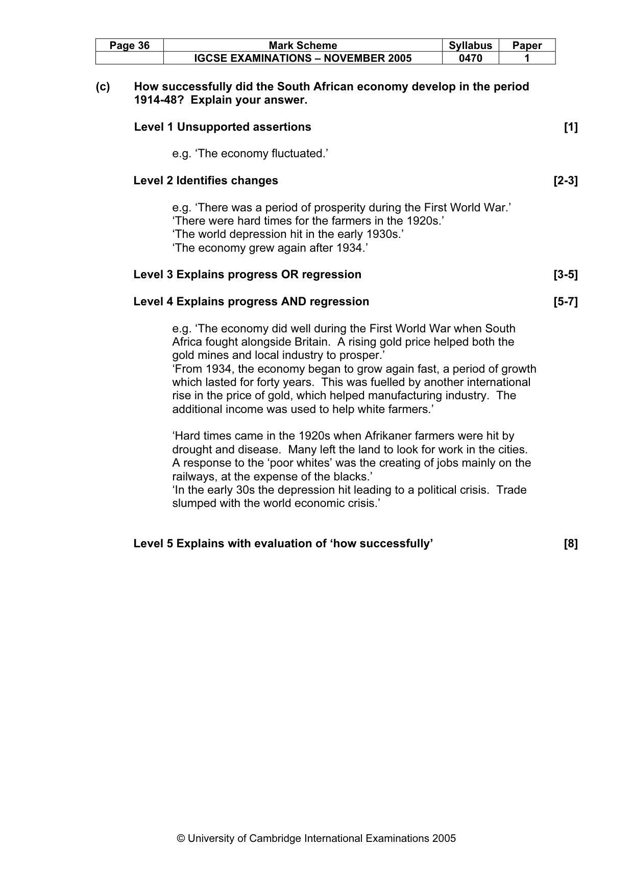 Mark scheme, page 37 of 53
