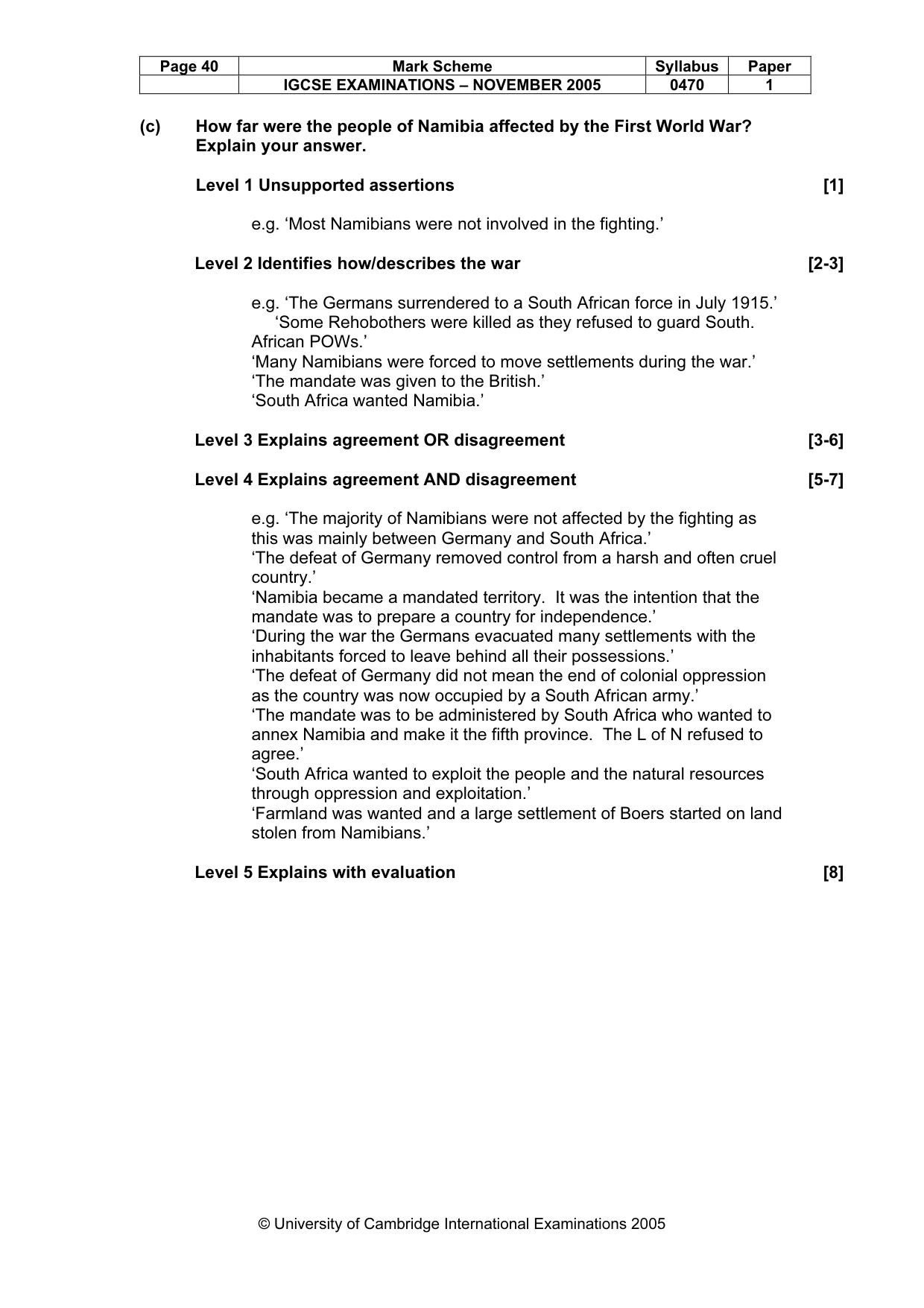 Mark scheme, page 41 of 53