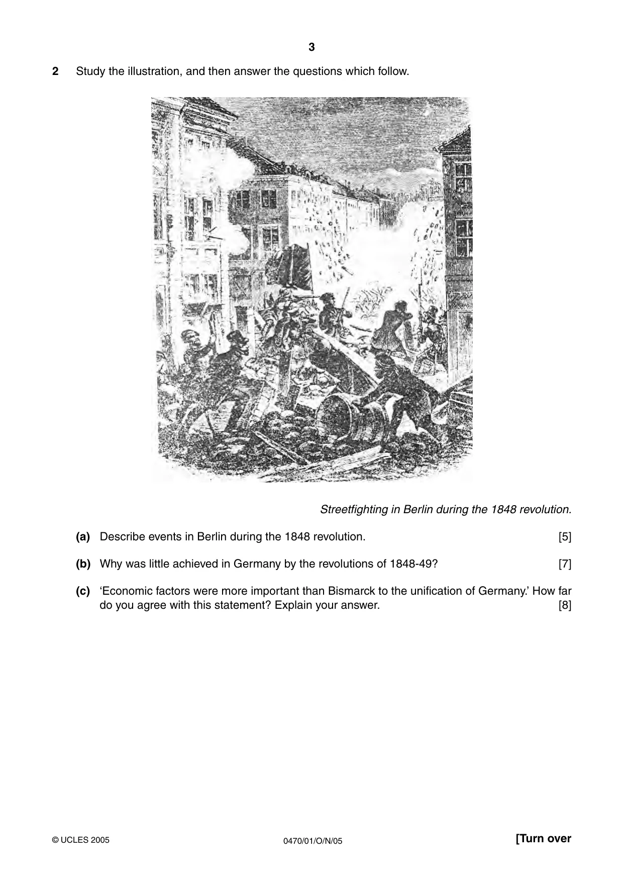 Cambridge IGCSE History 0470 2005 Oct/Nov Paper 1 · Variant 1 question paper, page 3 of 28