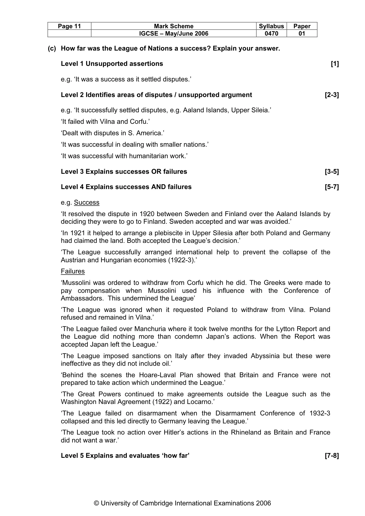 Mark scheme, page 12 of 52