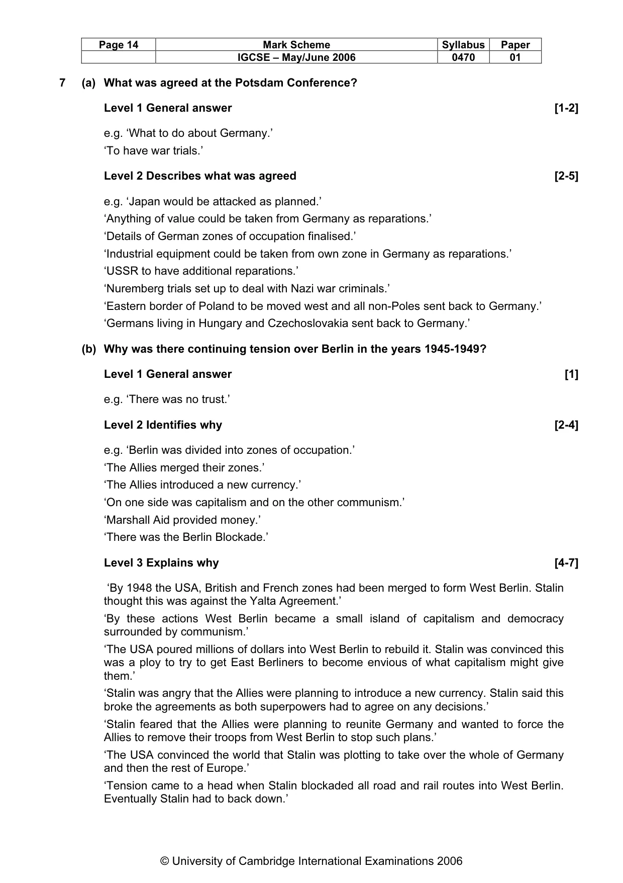 Mark scheme, page 15 of 52
