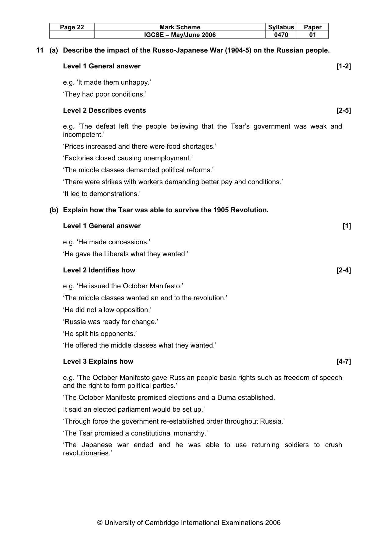 Mark scheme, page 23 of 52