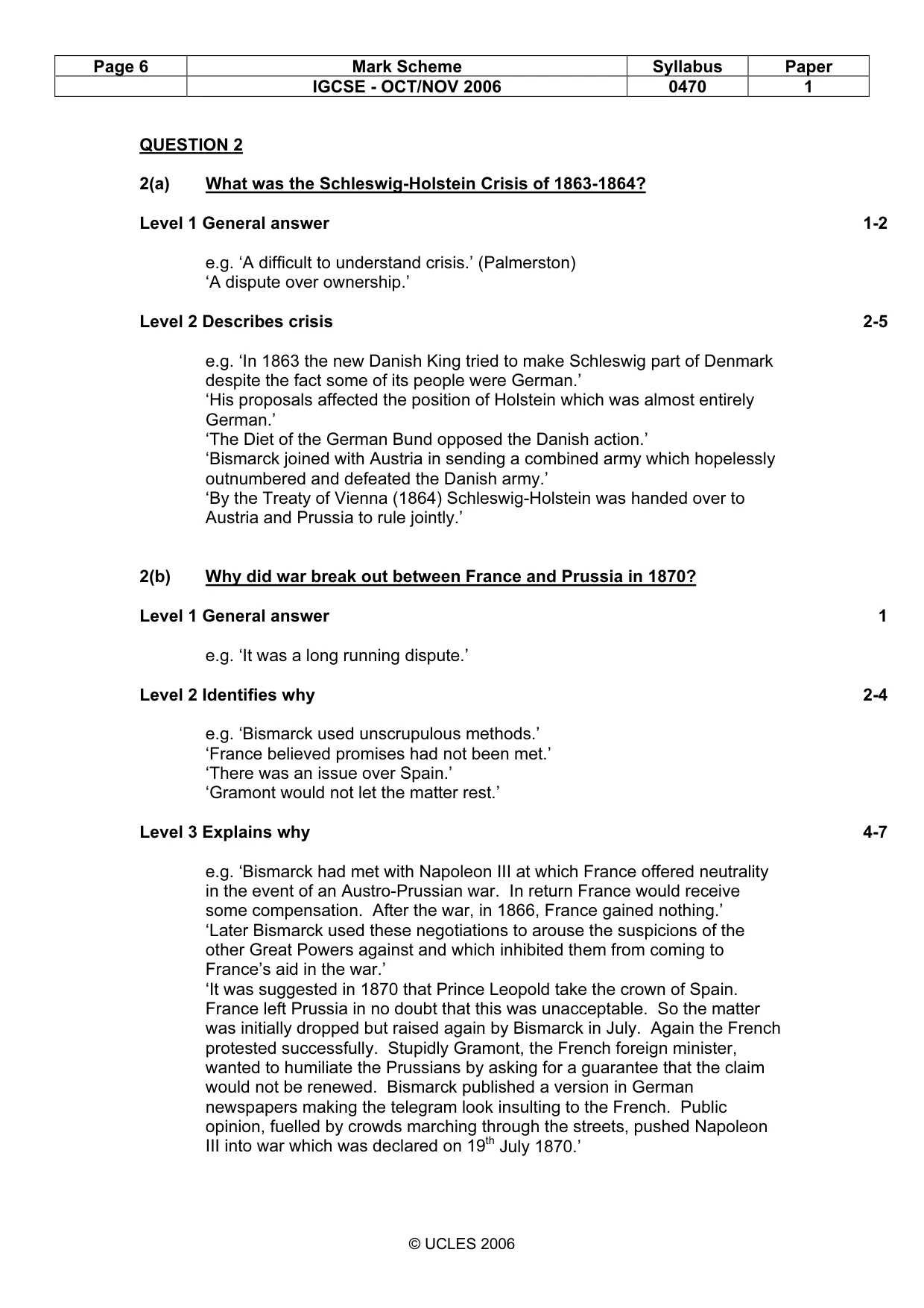 Mark scheme, page 6 of 53