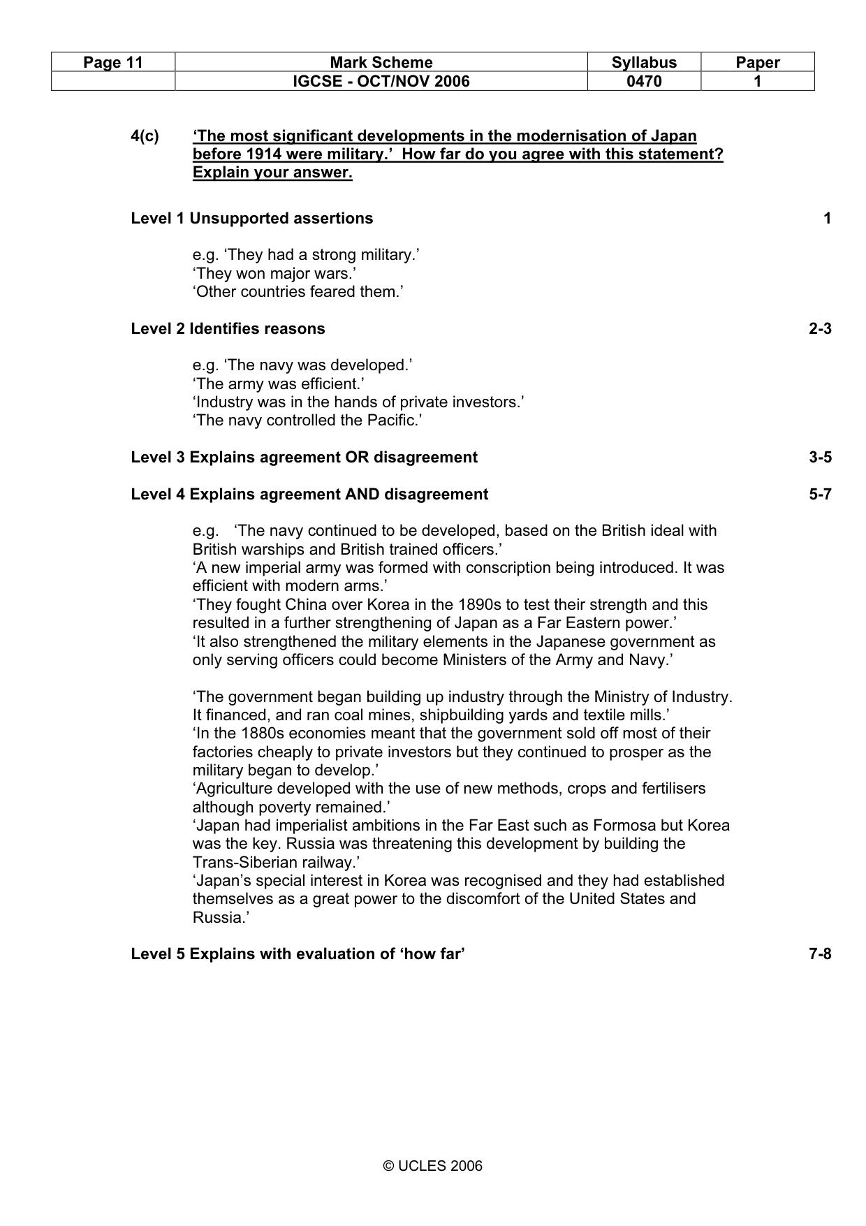 Mark scheme, page 11 of 53