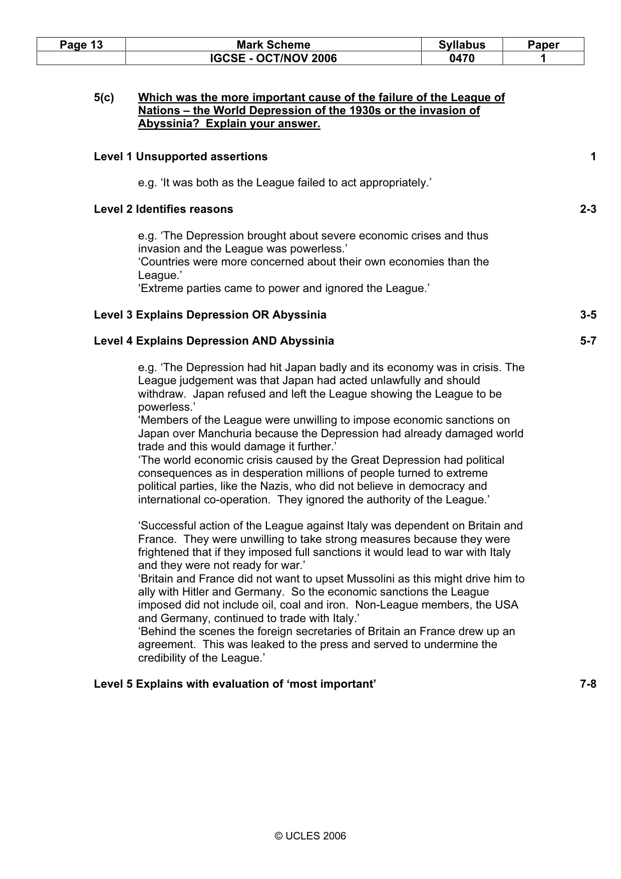 Mark scheme, page 13 of 53
