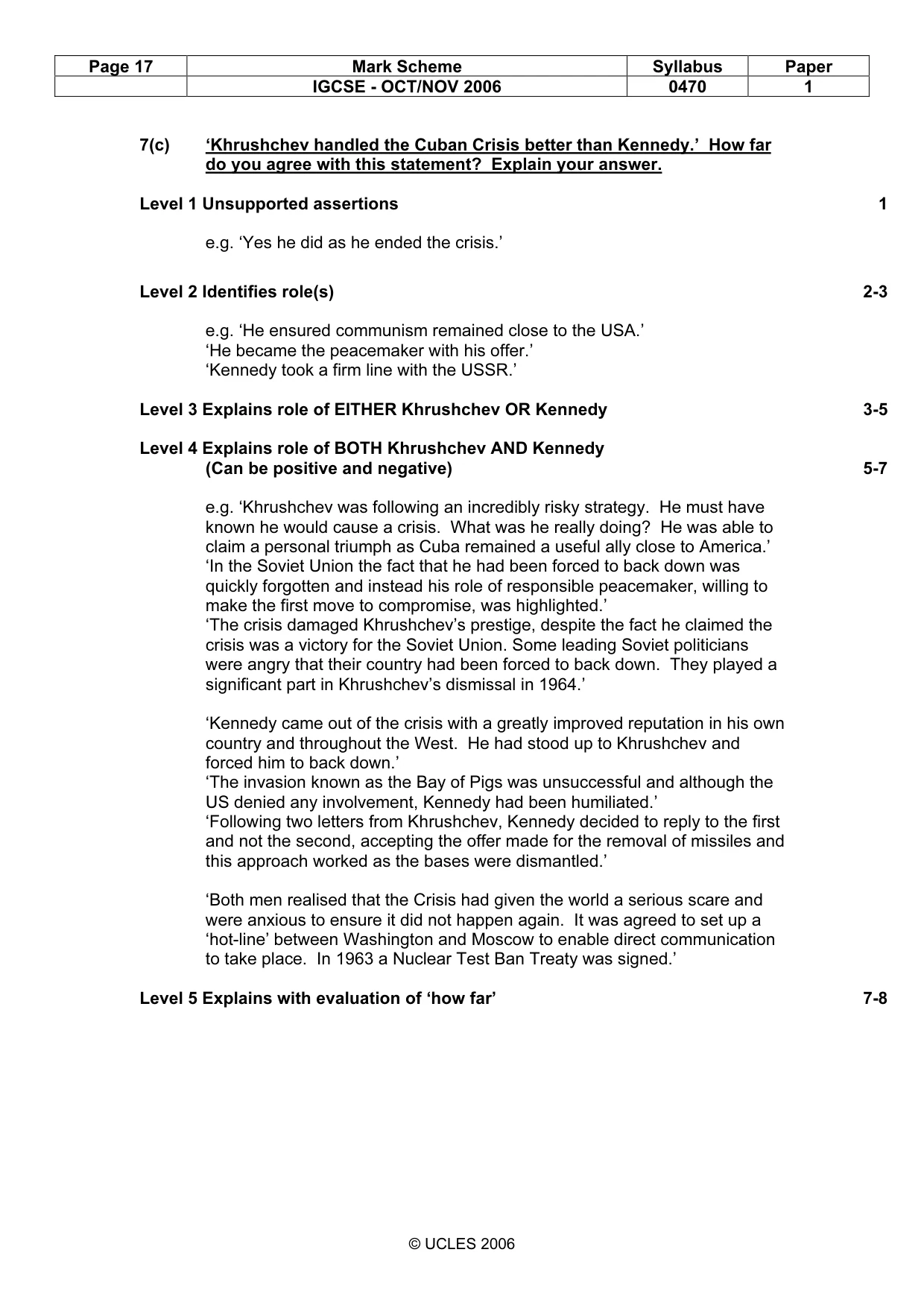 Mark scheme, page 17 of 53