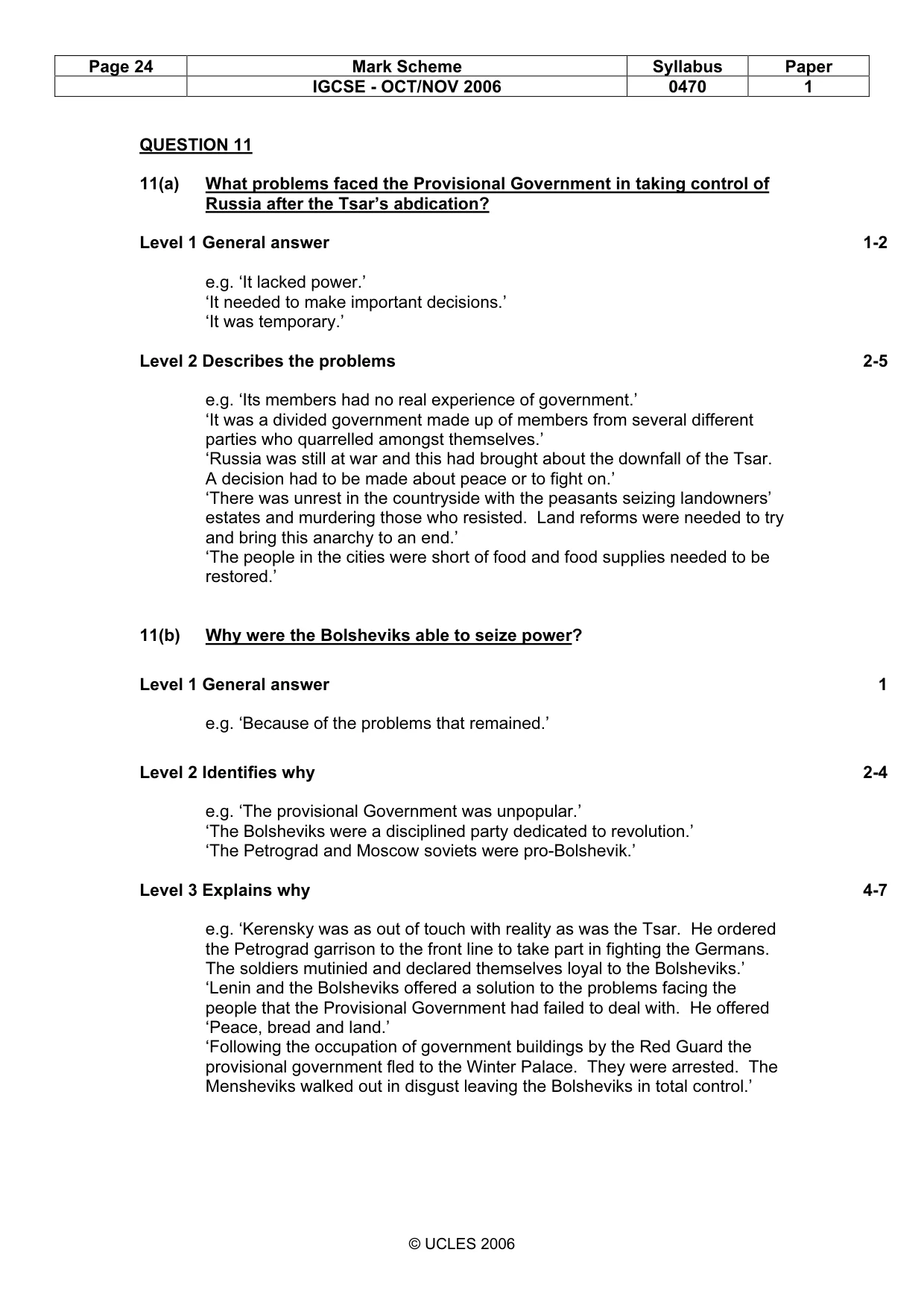 Mark scheme, page 24 of 53