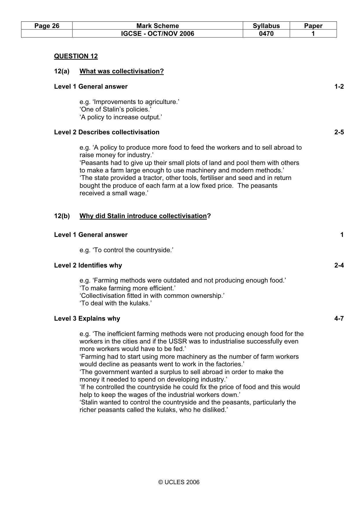 Mark scheme, page 26 of 53