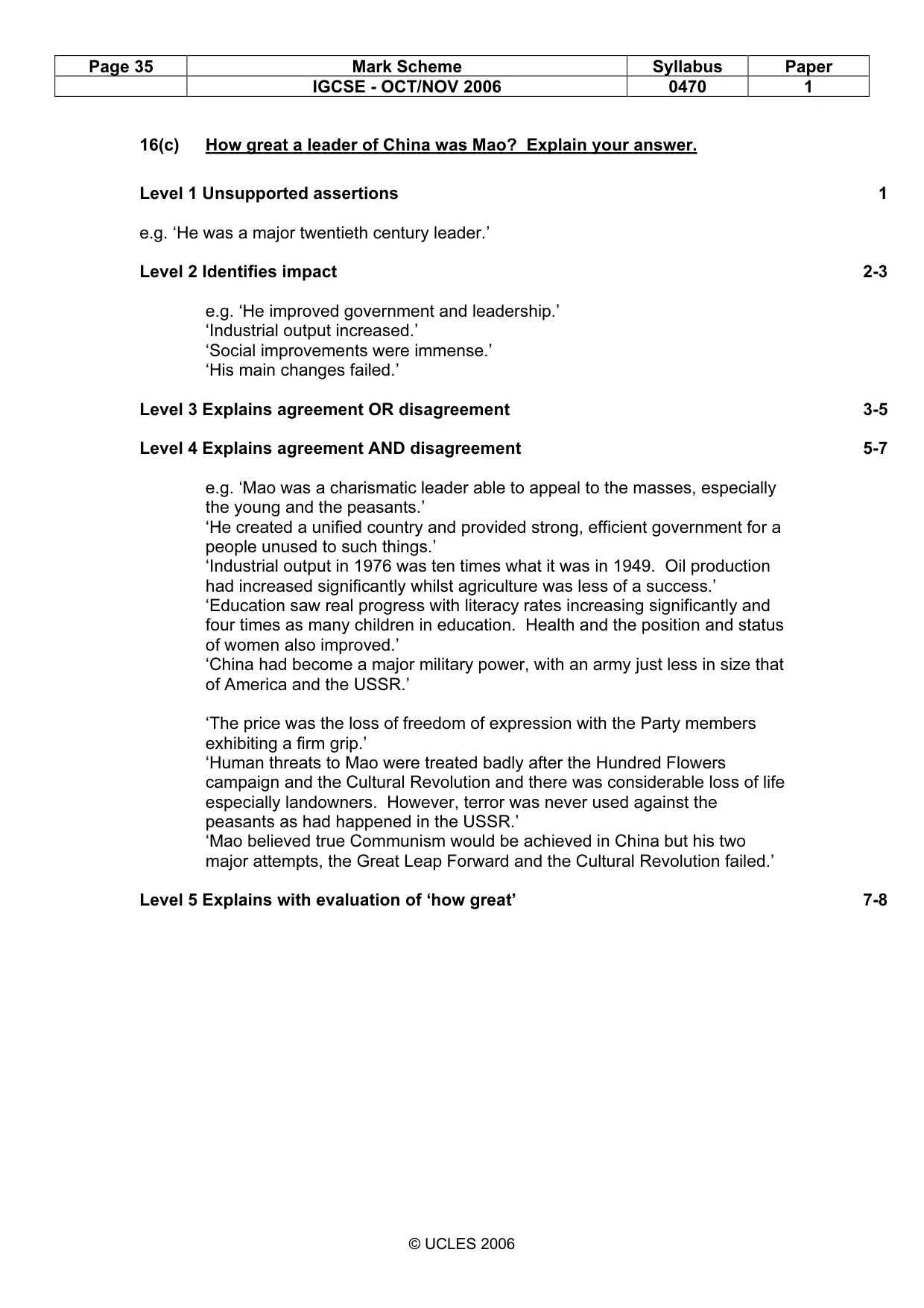 Mark scheme, page 35 of 53
