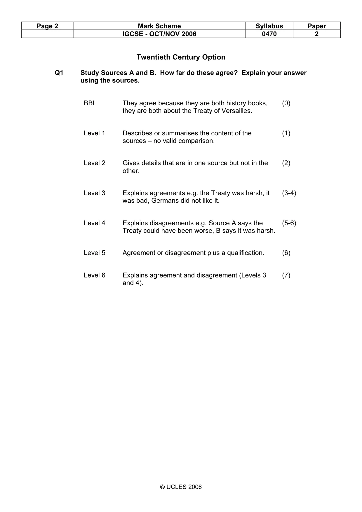 Mark scheme, page 2 of 13