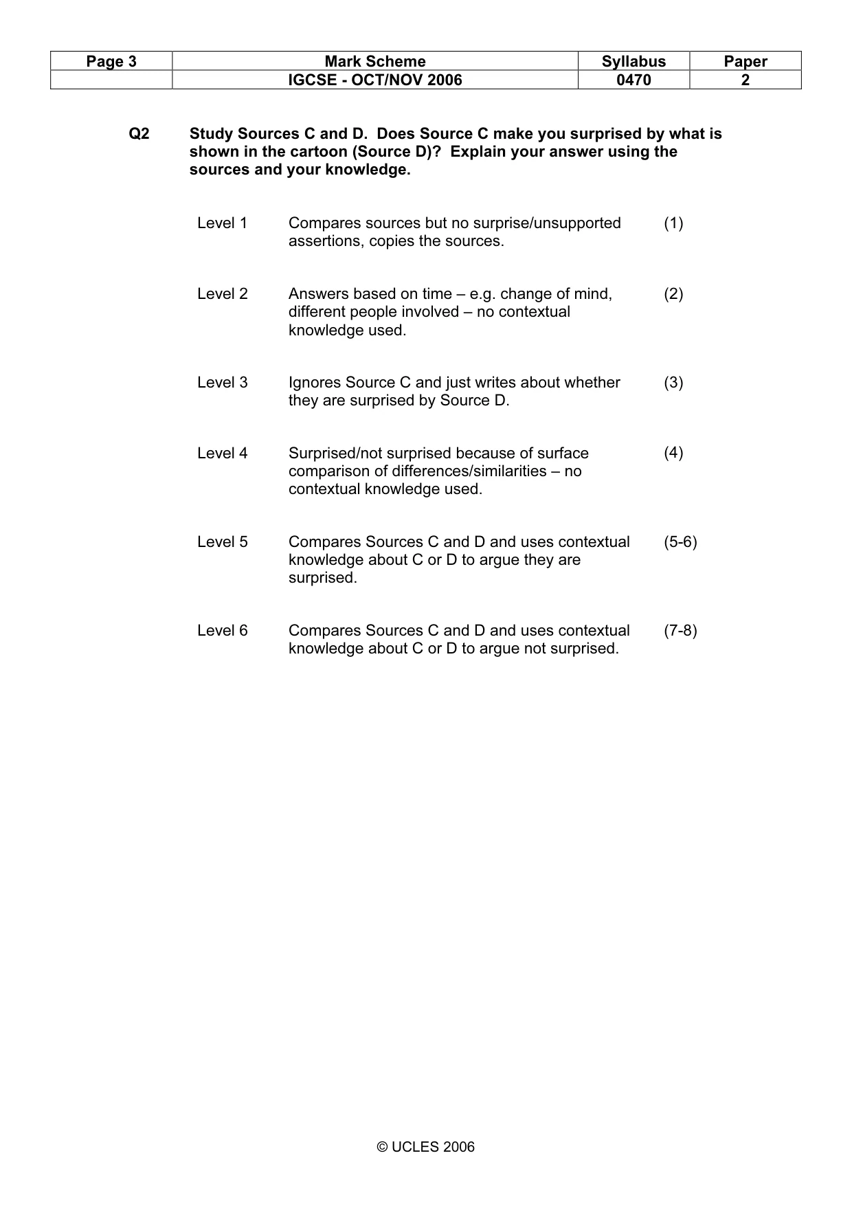 Mark scheme, page 3 of 13