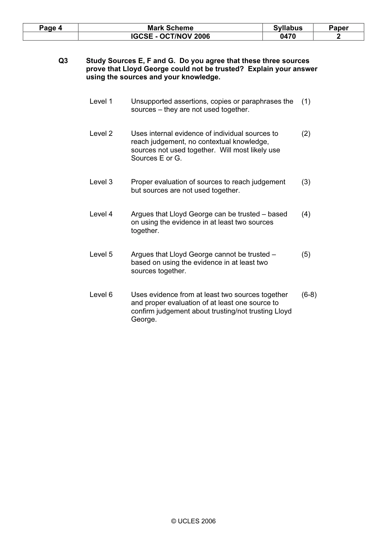 Mark scheme, page 4 of 13