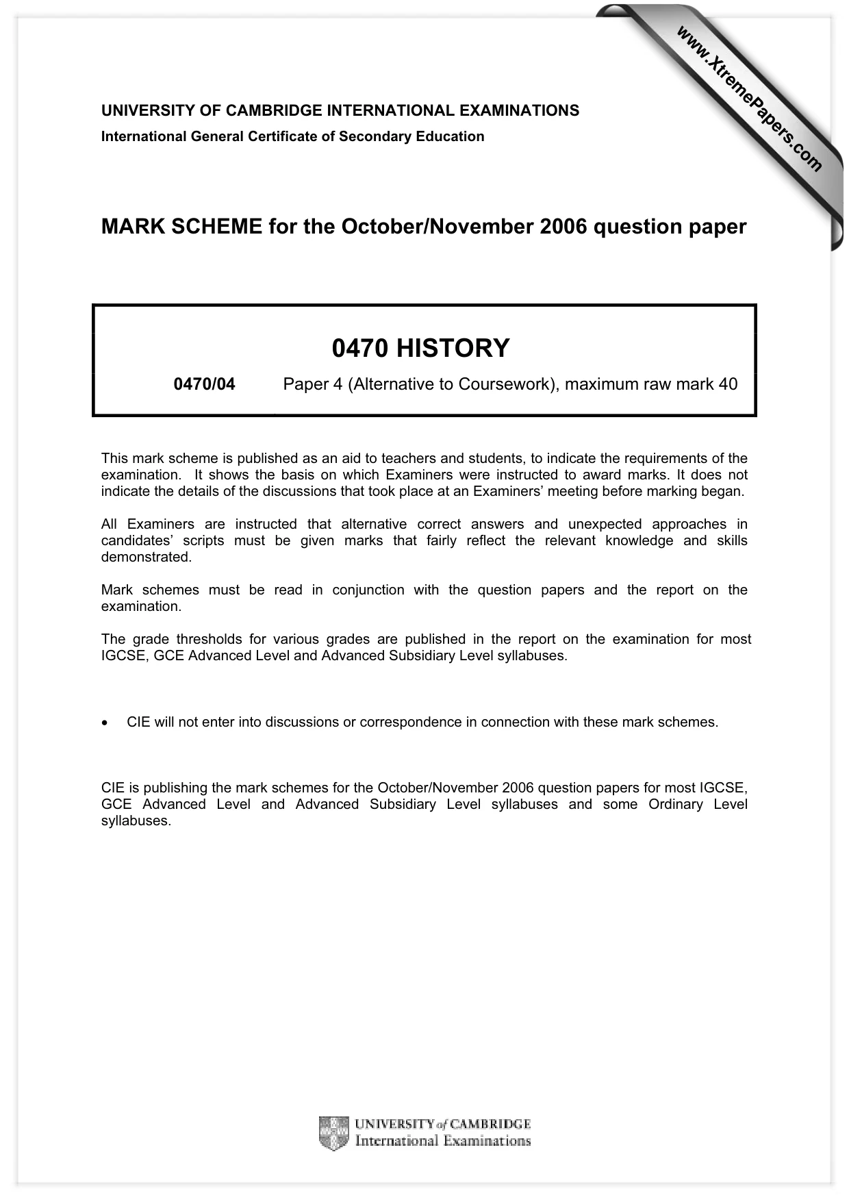 Mark scheme, page 1 of 18
