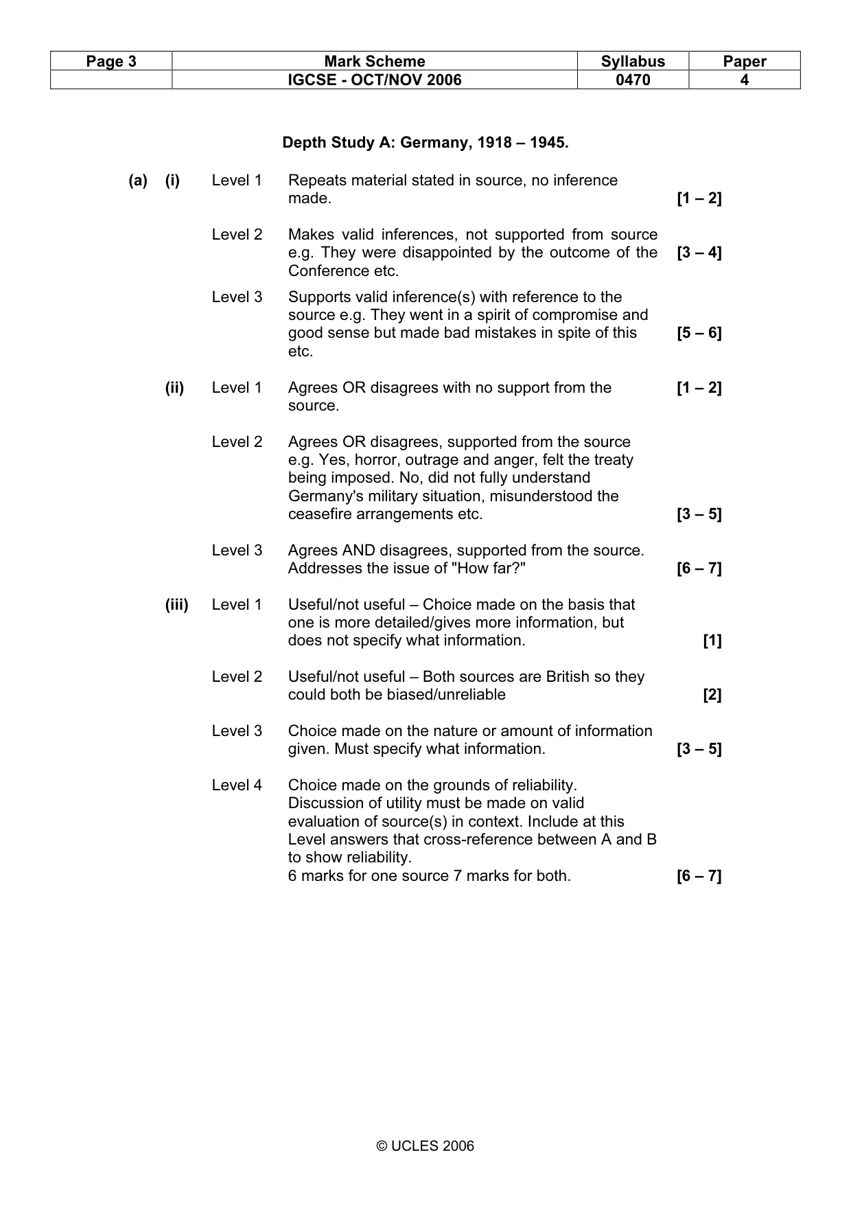 Mark scheme, page 3 of 18