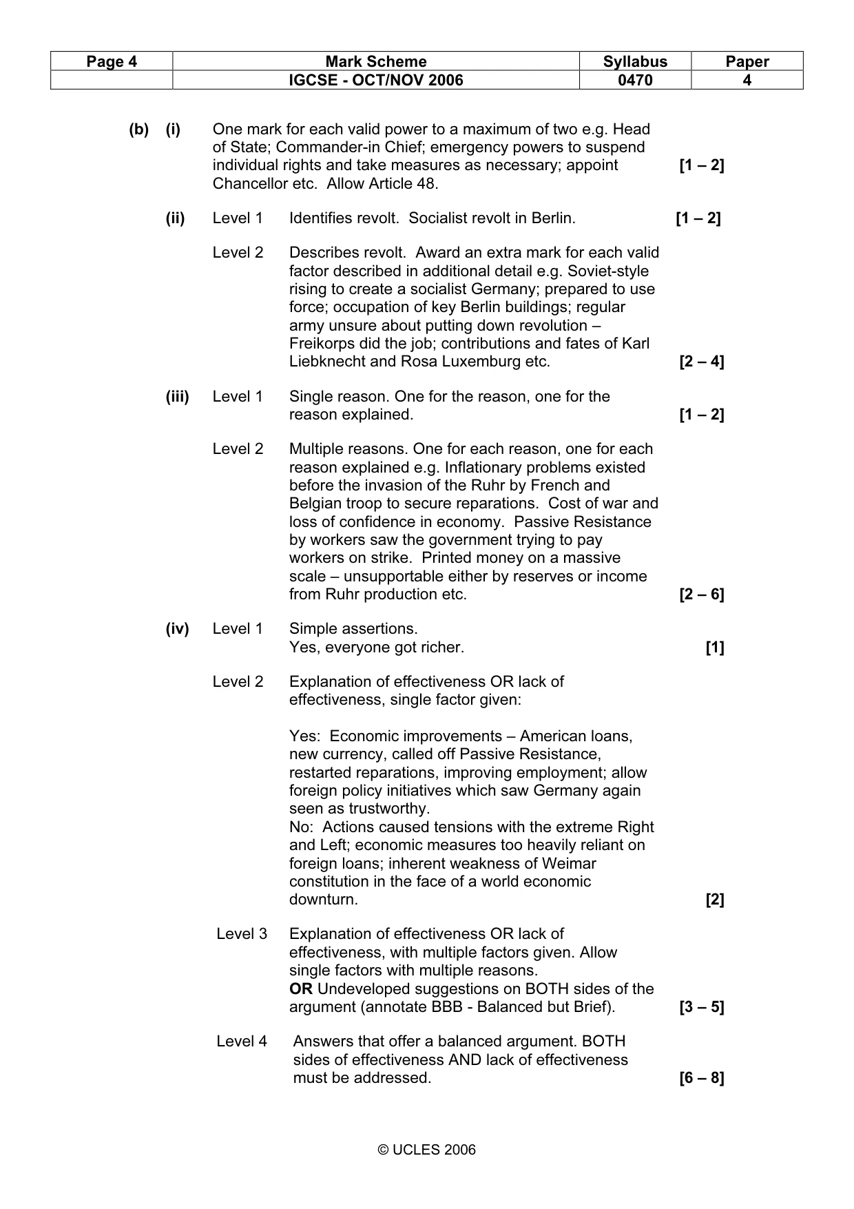 Mark scheme, page 4 of 18
