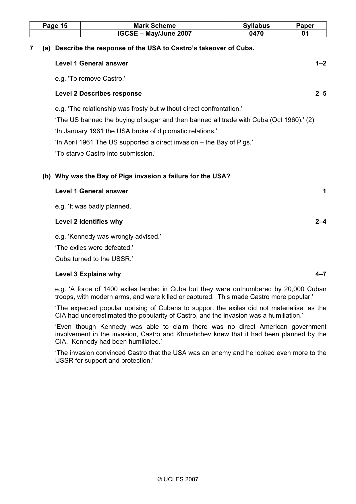 Mark scheme, page 15 of 52
