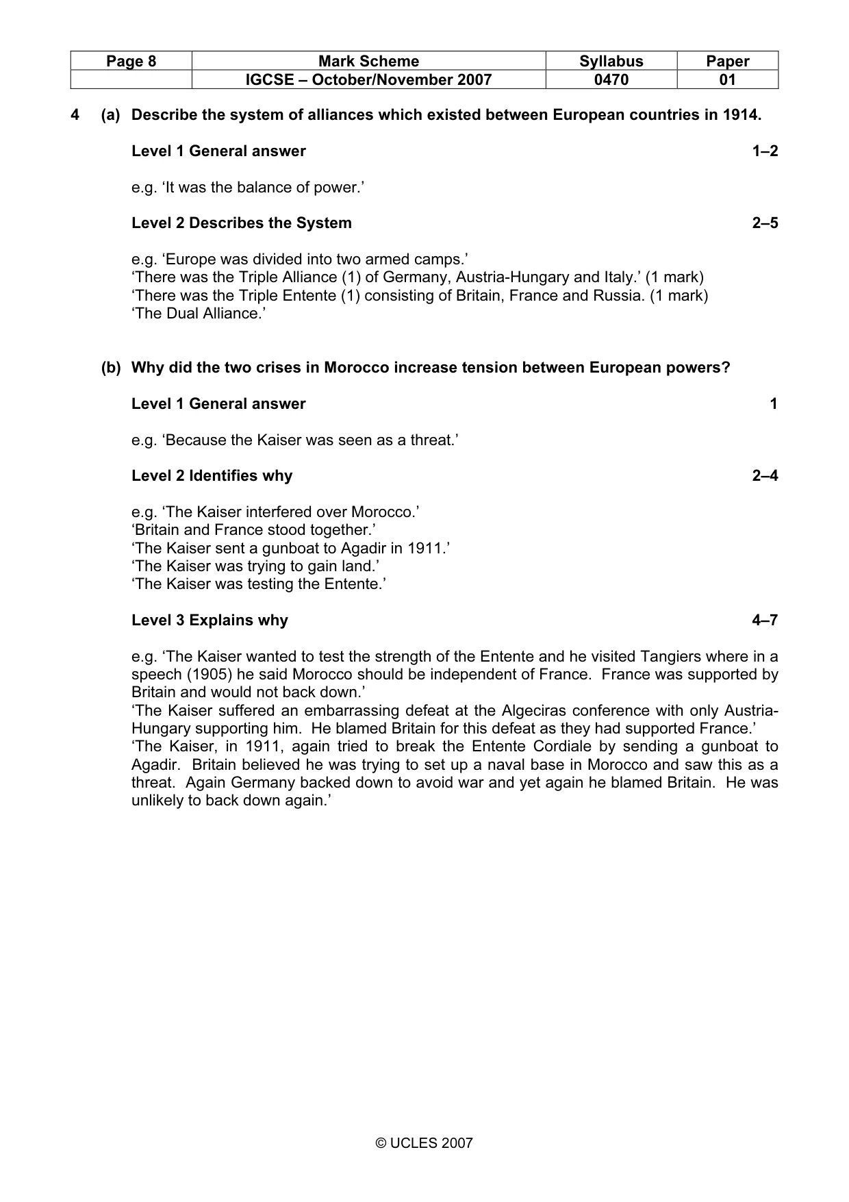 Mark scheme, page 8 of 51