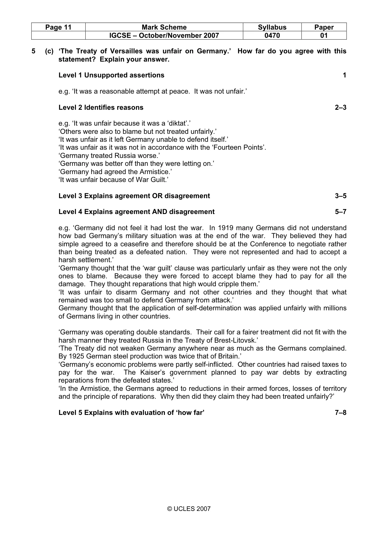 Mark scheme, page 11 of 51