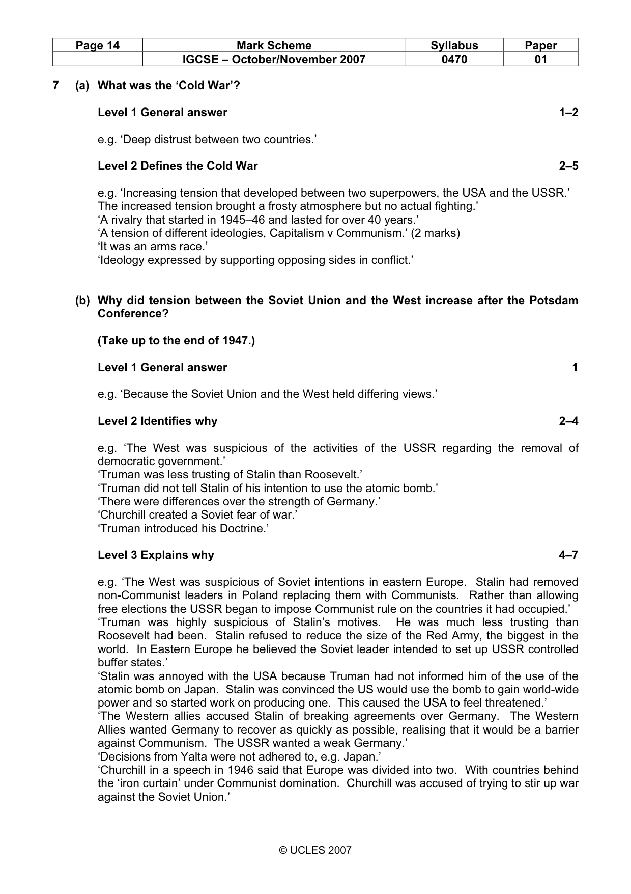 Mark scheme, page 14 of 51