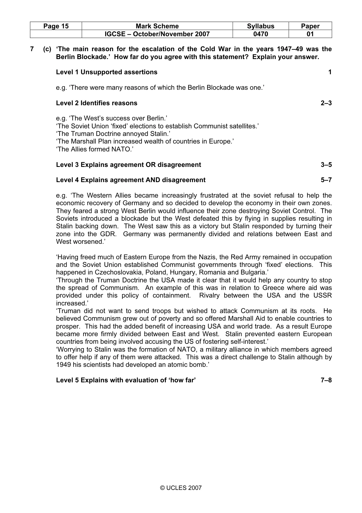 Mark scheme, page 15 of 51