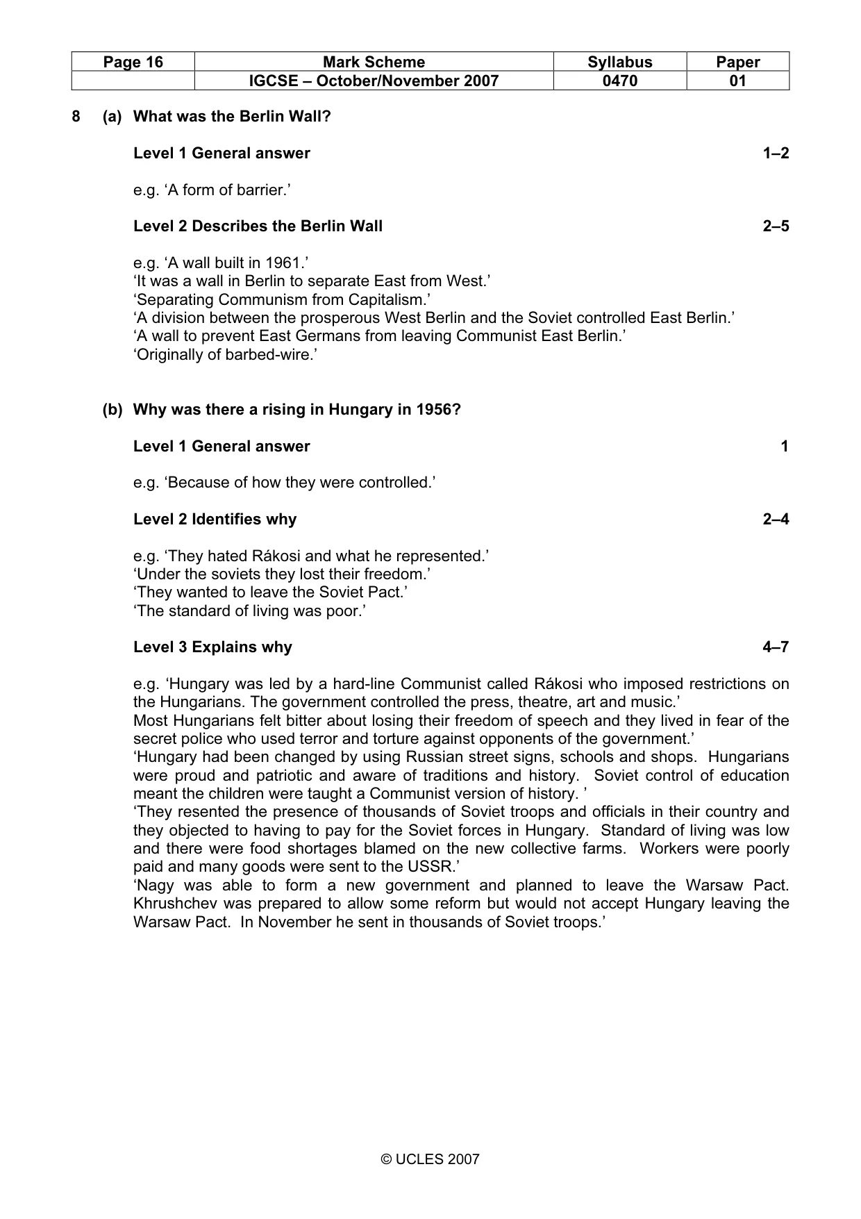 Mark scheme, page 16 of 51