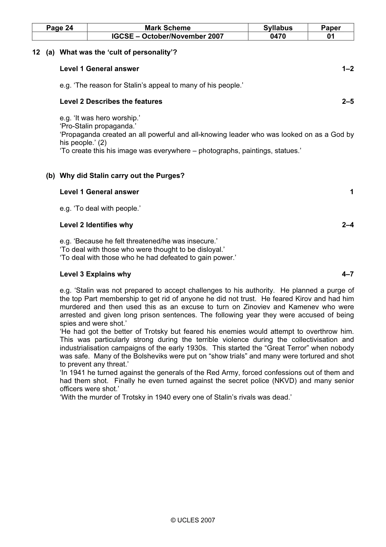 Mark scheme, page 24 of 51