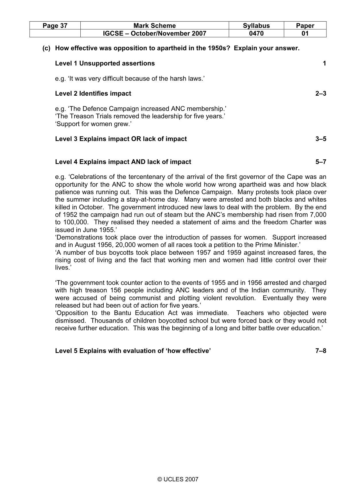 Mark scheme, page 37 of 51