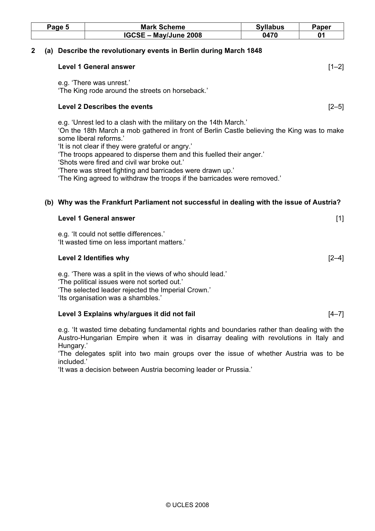 Mark scheme, page 5 of 53