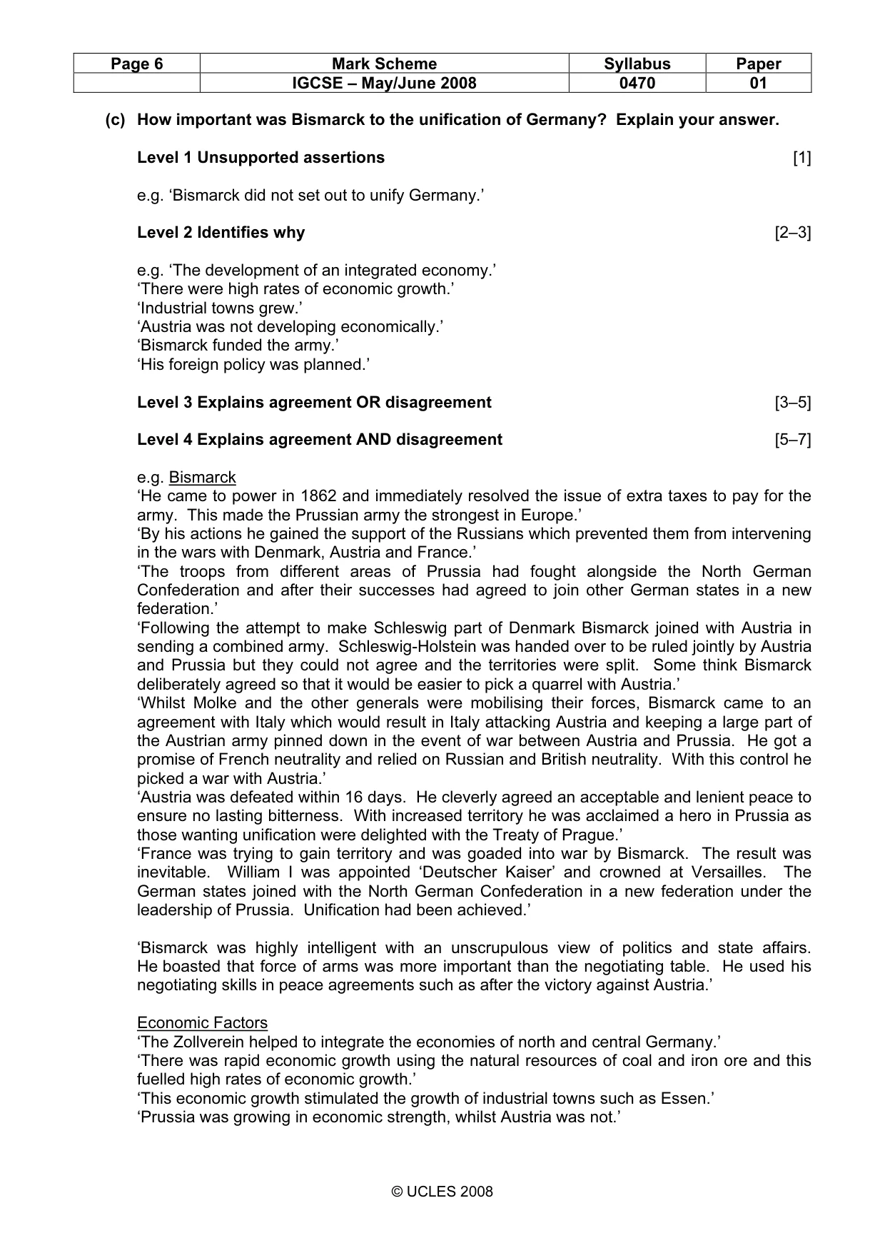 Mark scheme, page 6 of 53