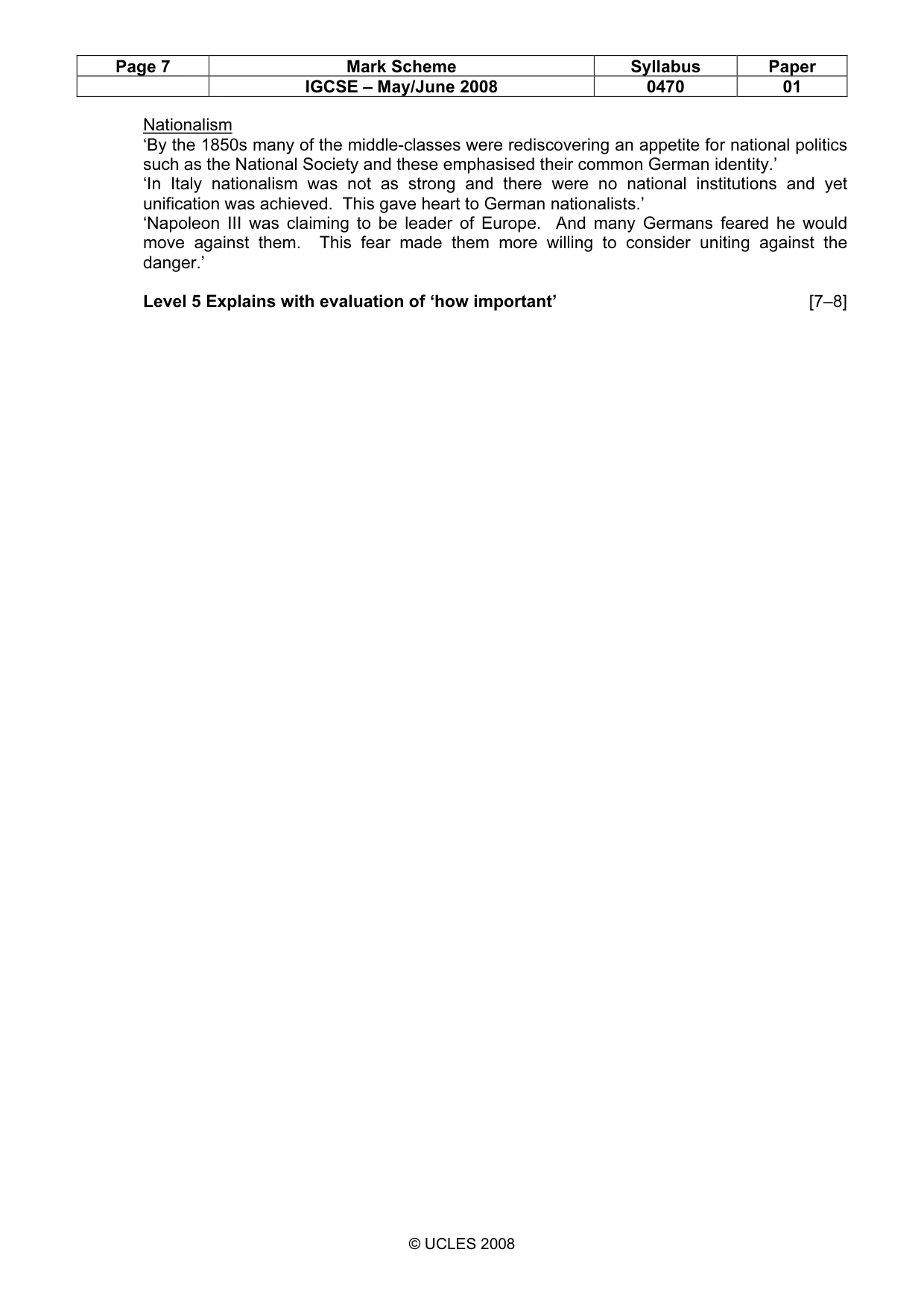 Mark scheme, page 7 of 53
