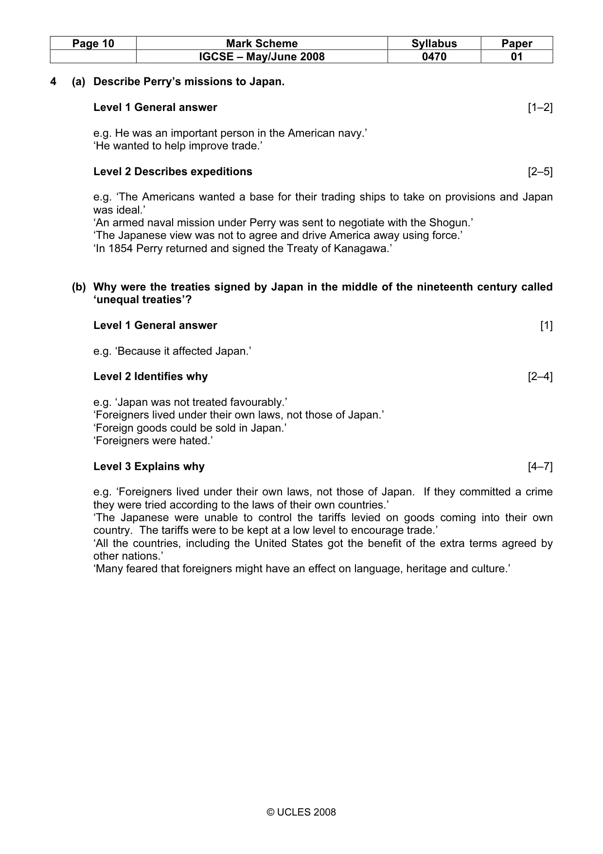 Mark scheme, page 10 of 53