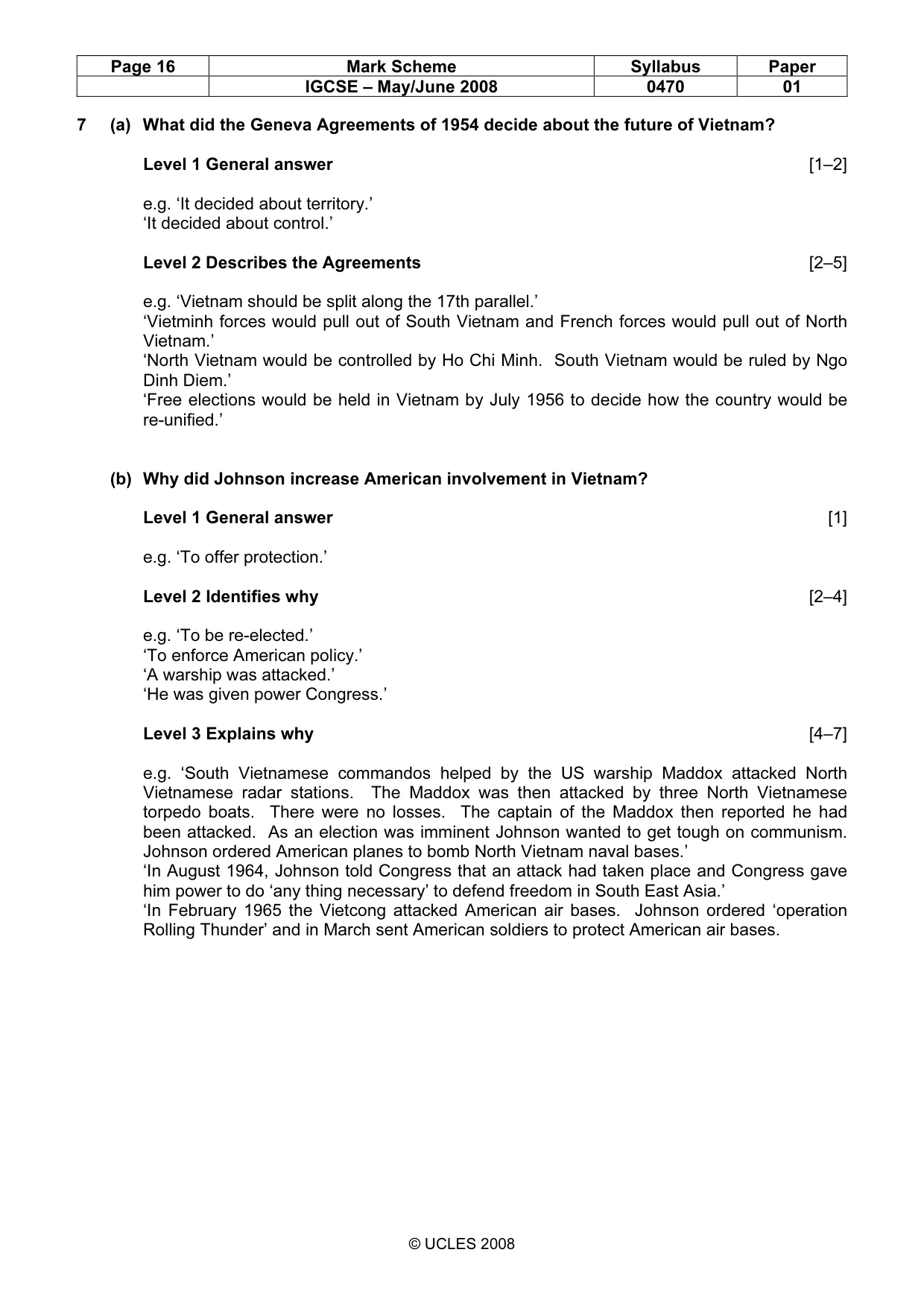 Mark scheme, page 16 of 53