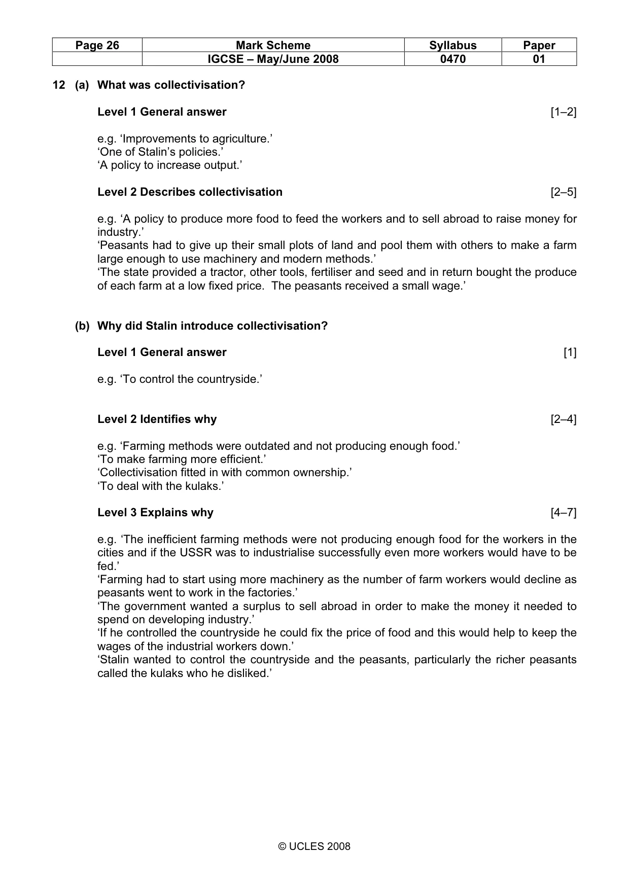 Mark scheme, page 26 of 53