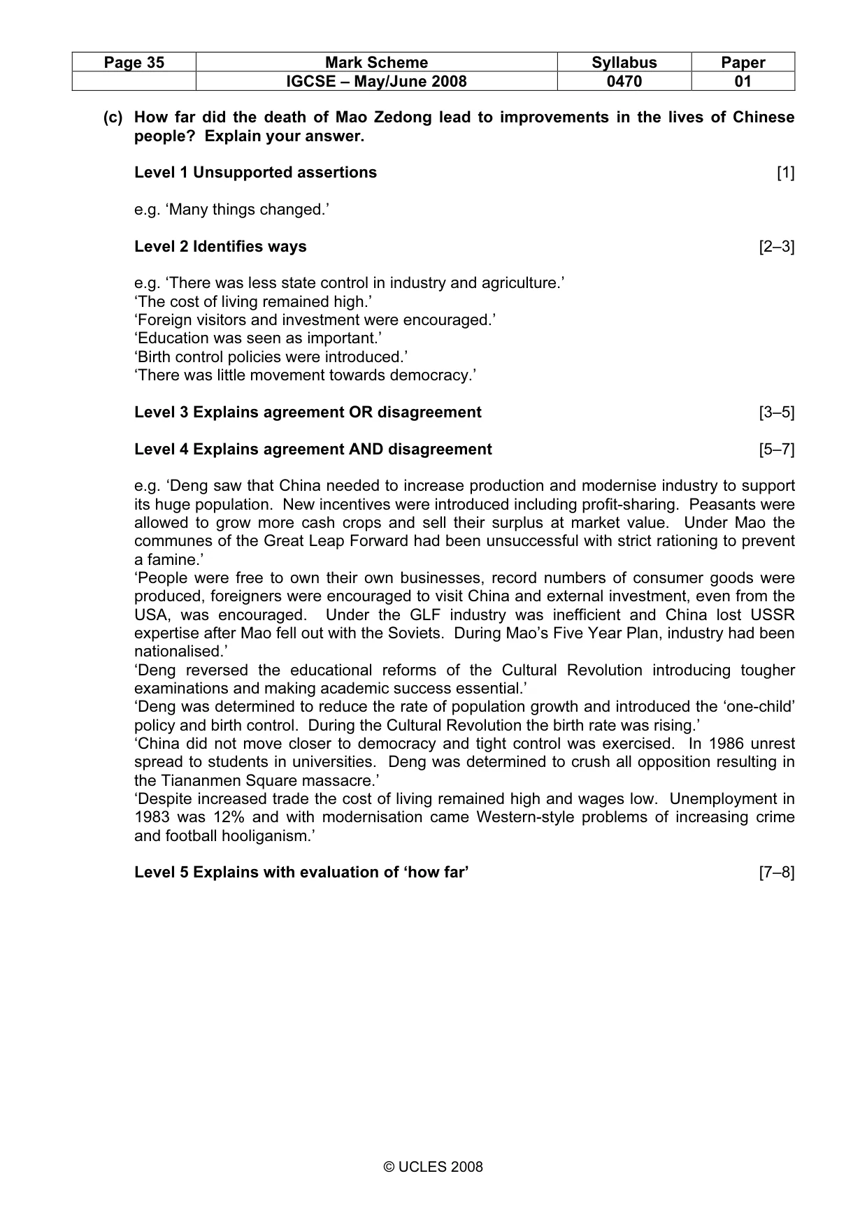 Mark scheme, page 35 of 53