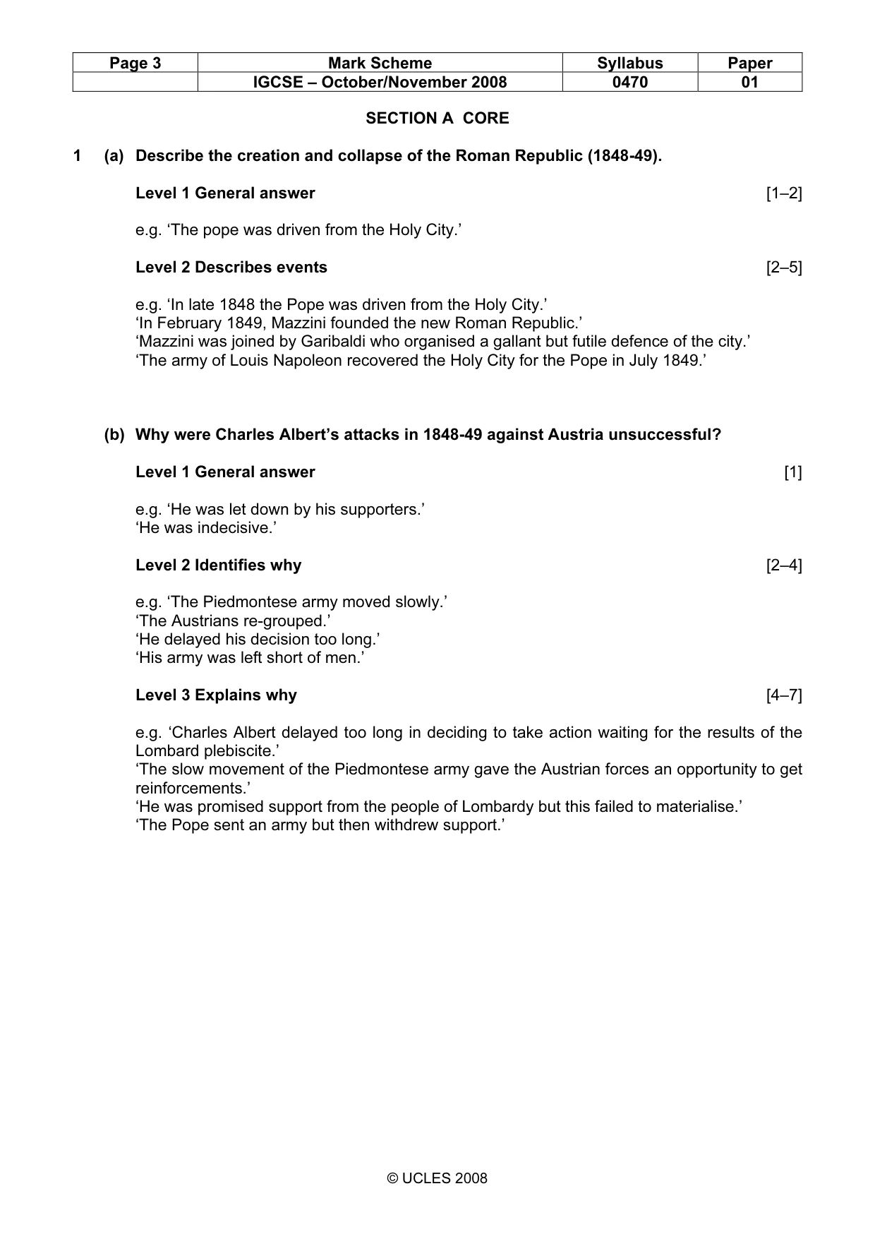 Mark scheme, page 3 of 52