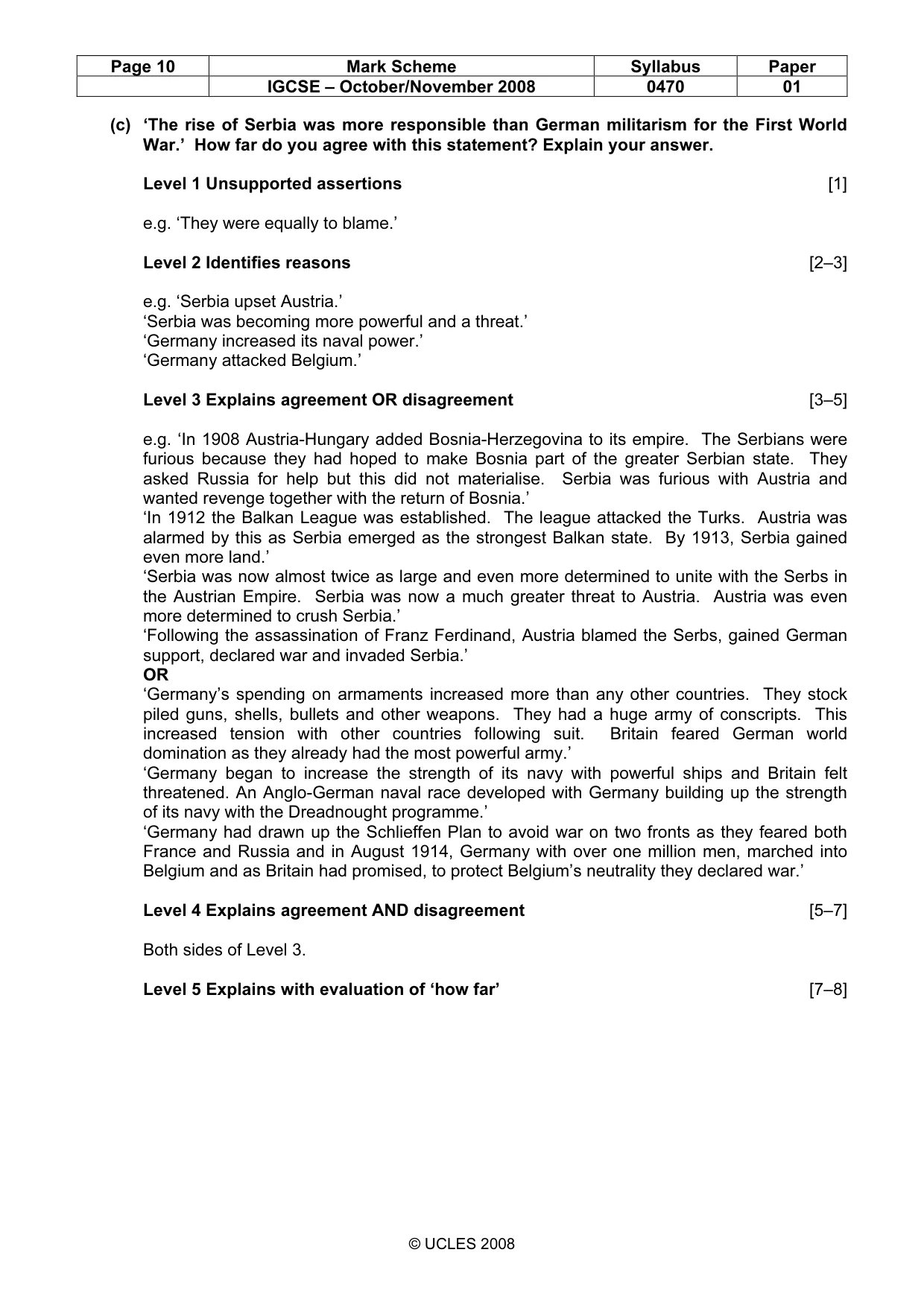 Mark scheme, page 10 of 52