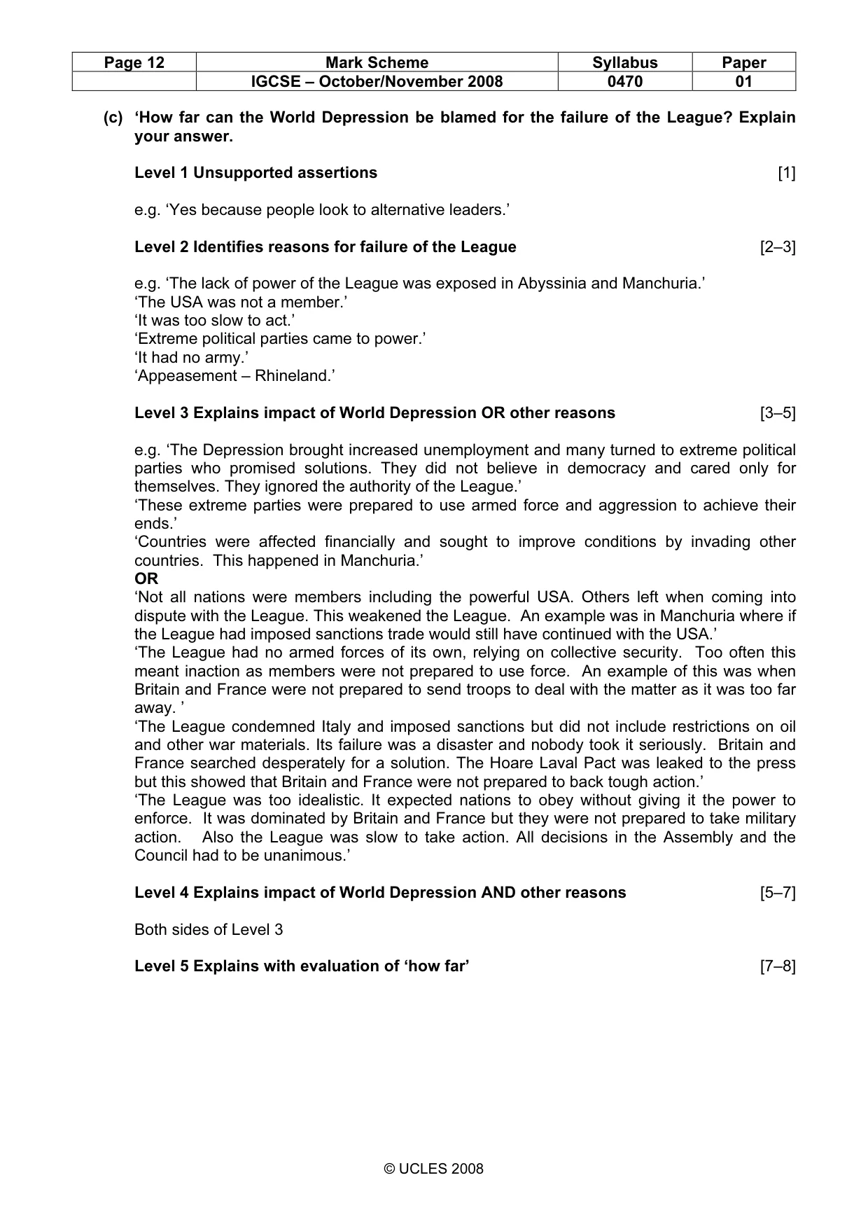 Mark scheme, page 12 of 52