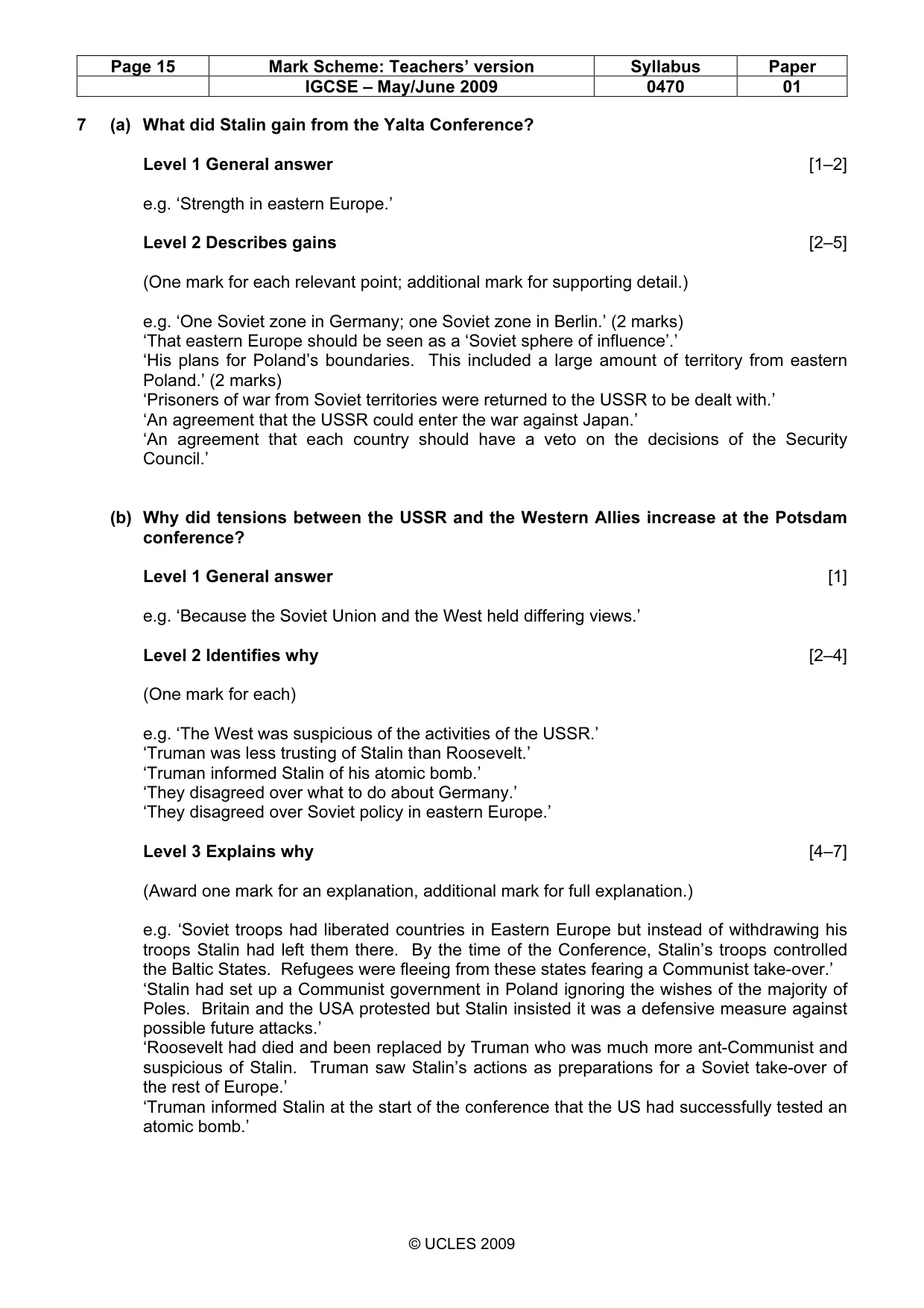 Mark scheme, page 15 of 52