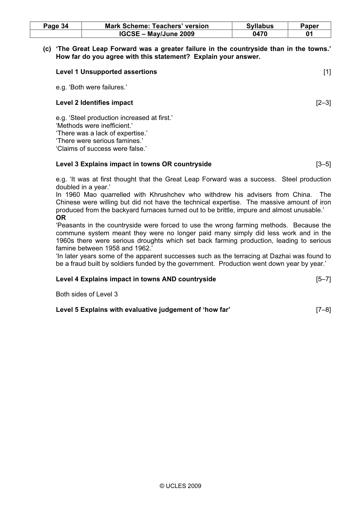 Mark scheme, page 34 of 52