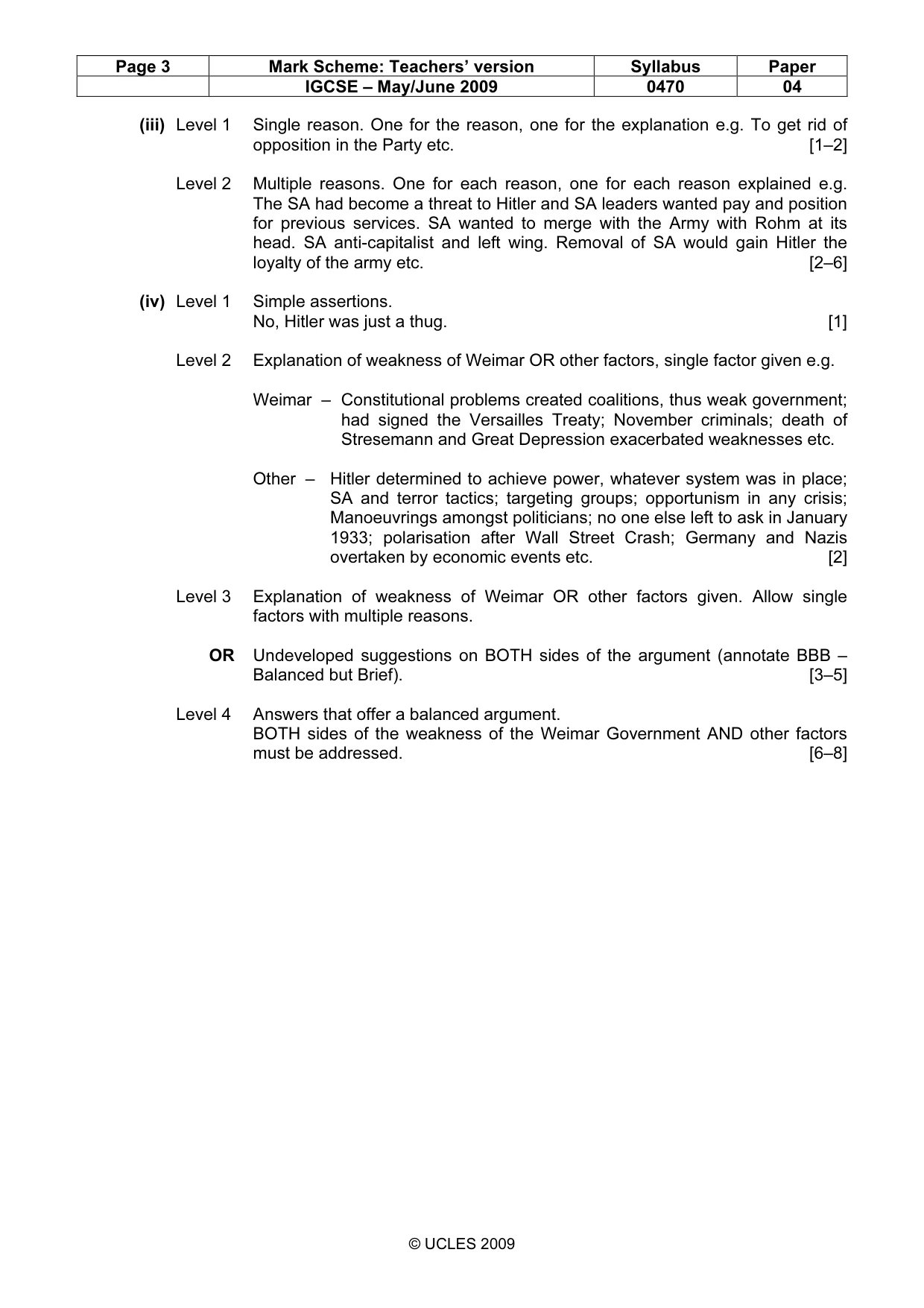 Mark scheme, page 3 of 17