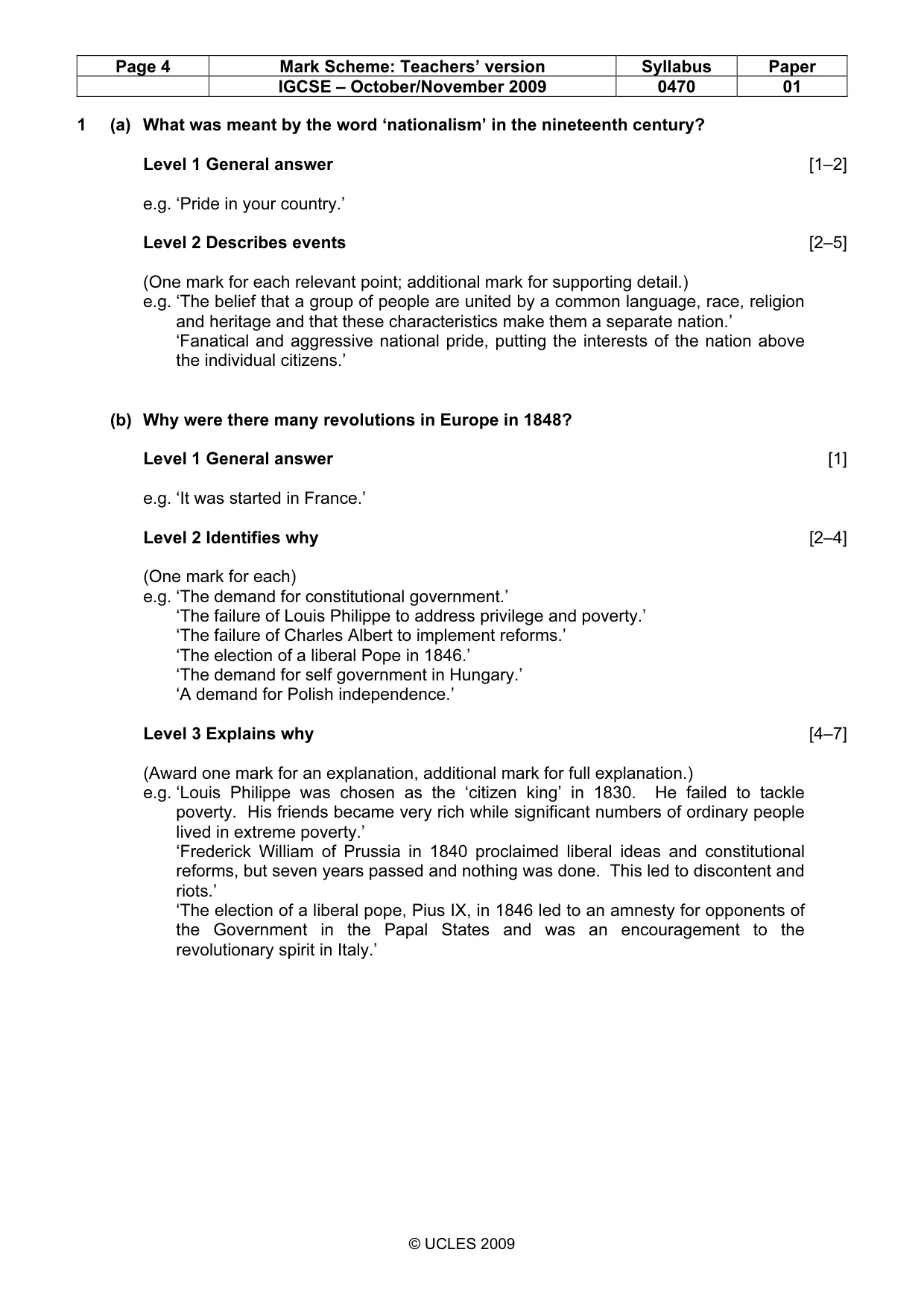 Mark scheme, page 4 of 54